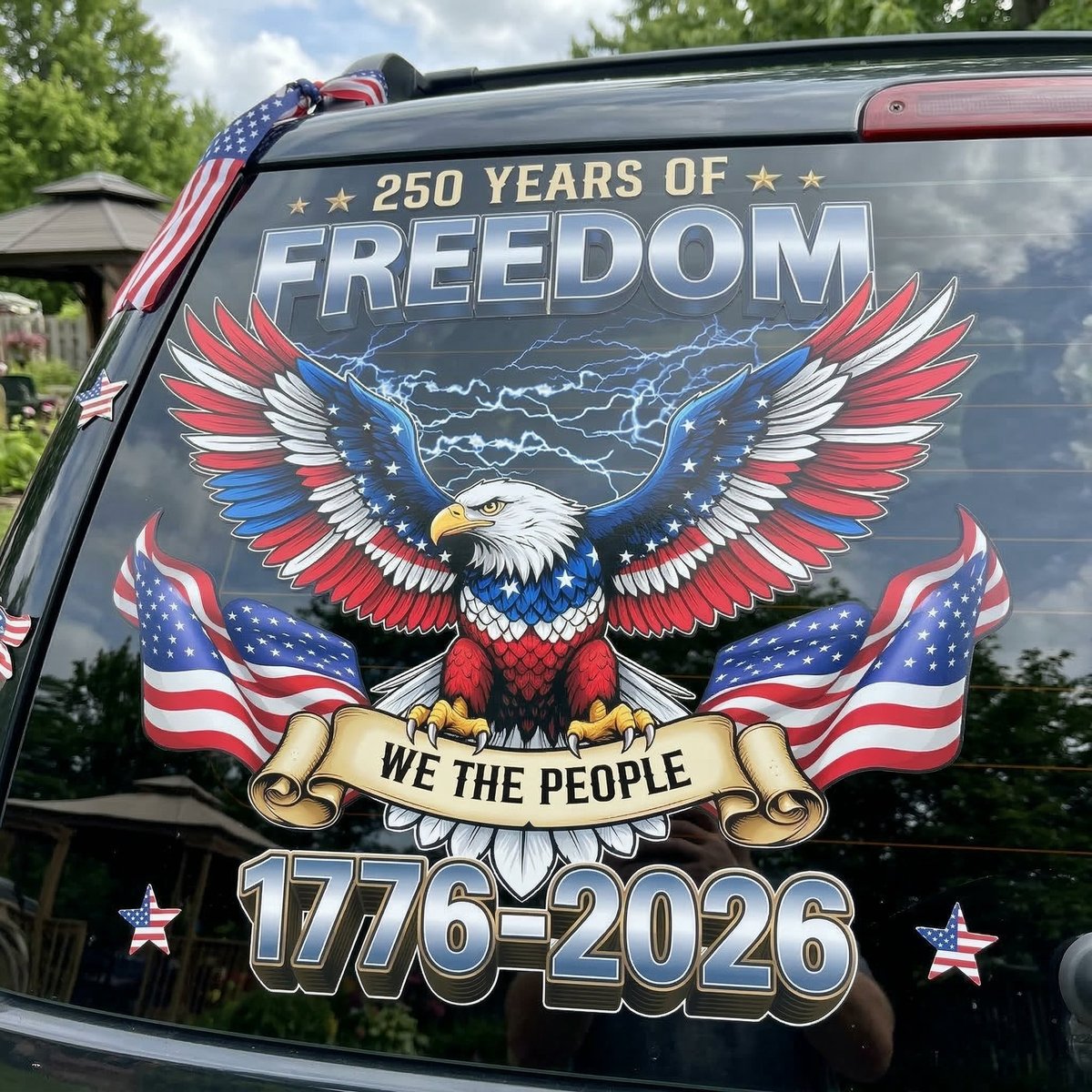 250th USA Birthday Eagle - Decal