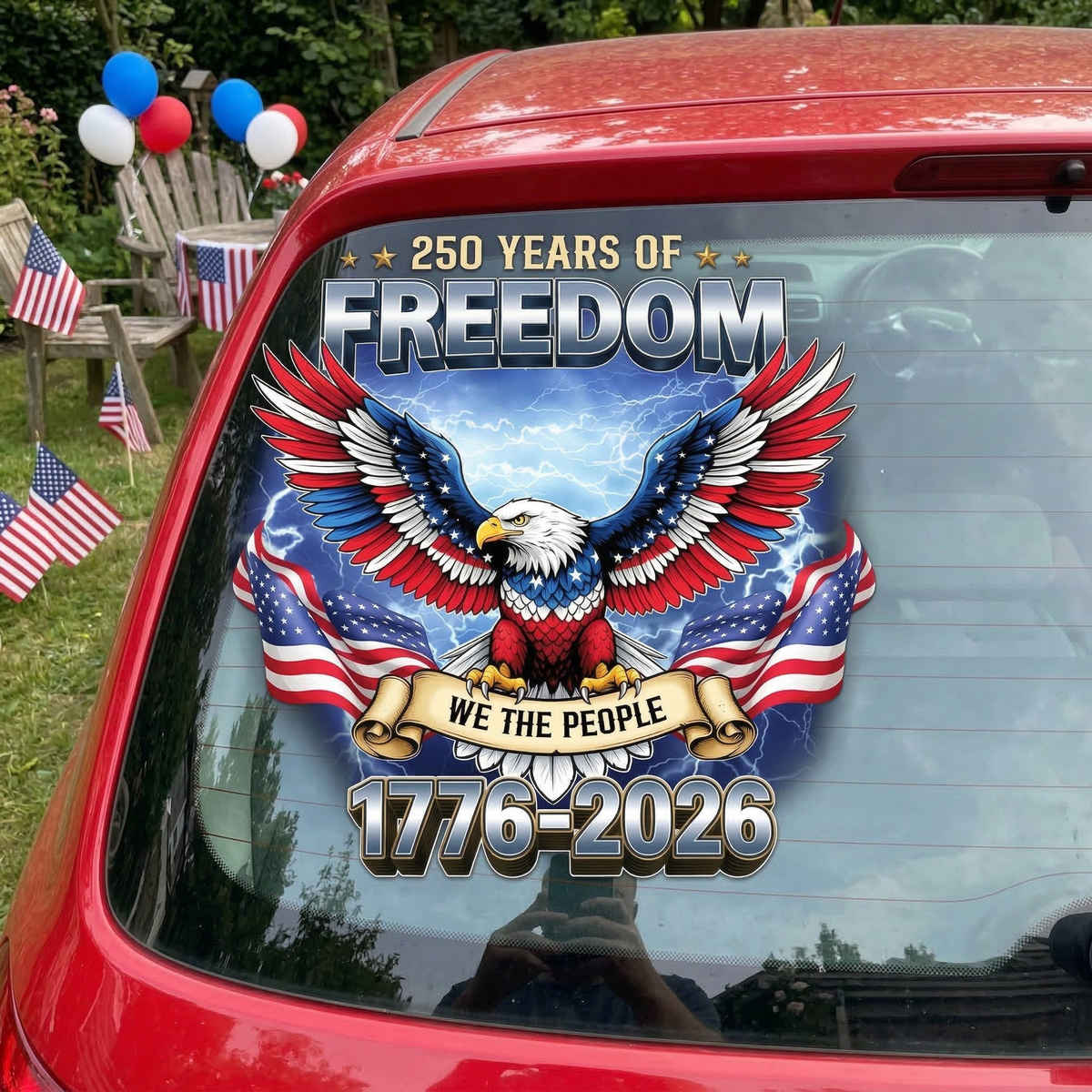 250th USA Birthday Eagle - Decal