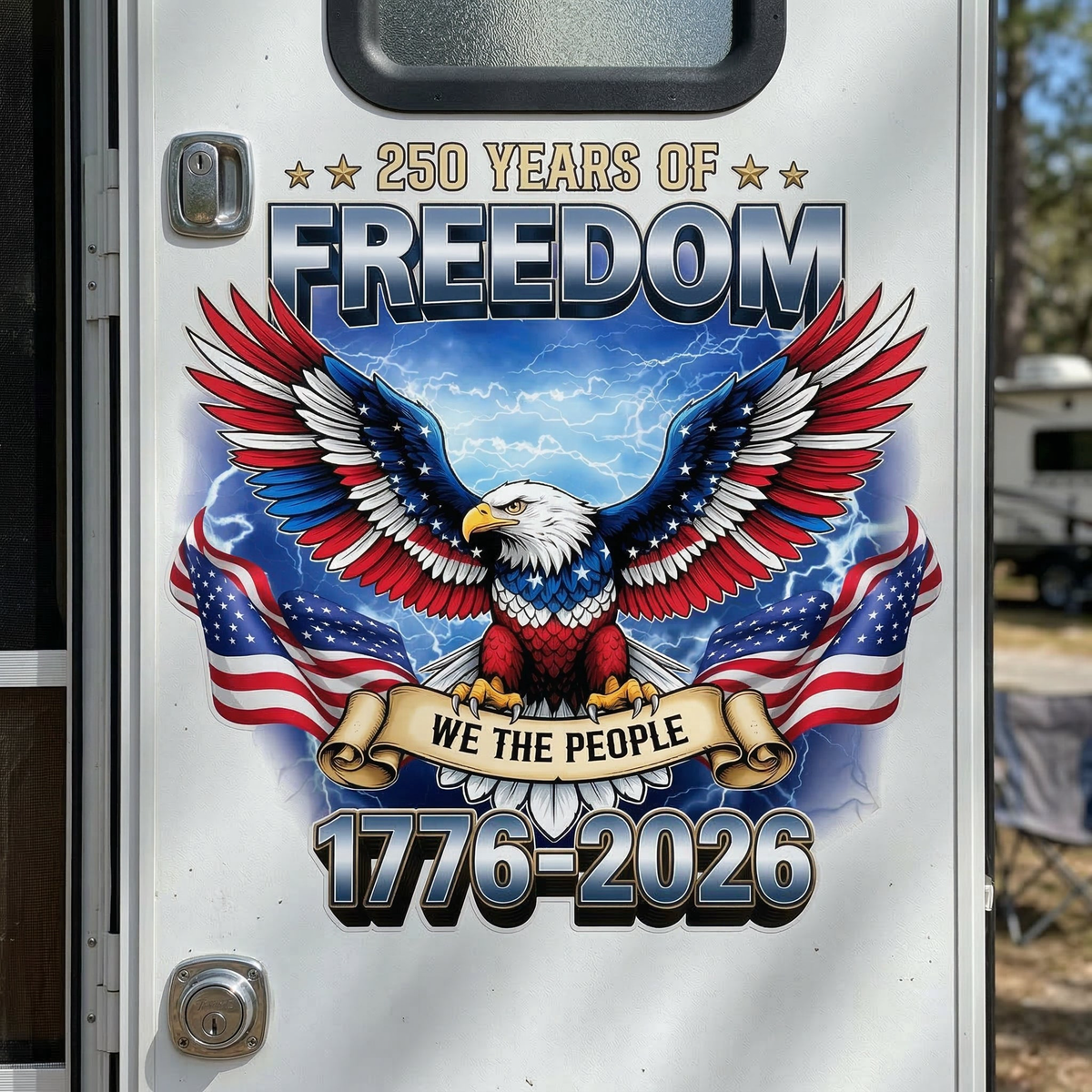 250th USA Birthday Eagle - Decal