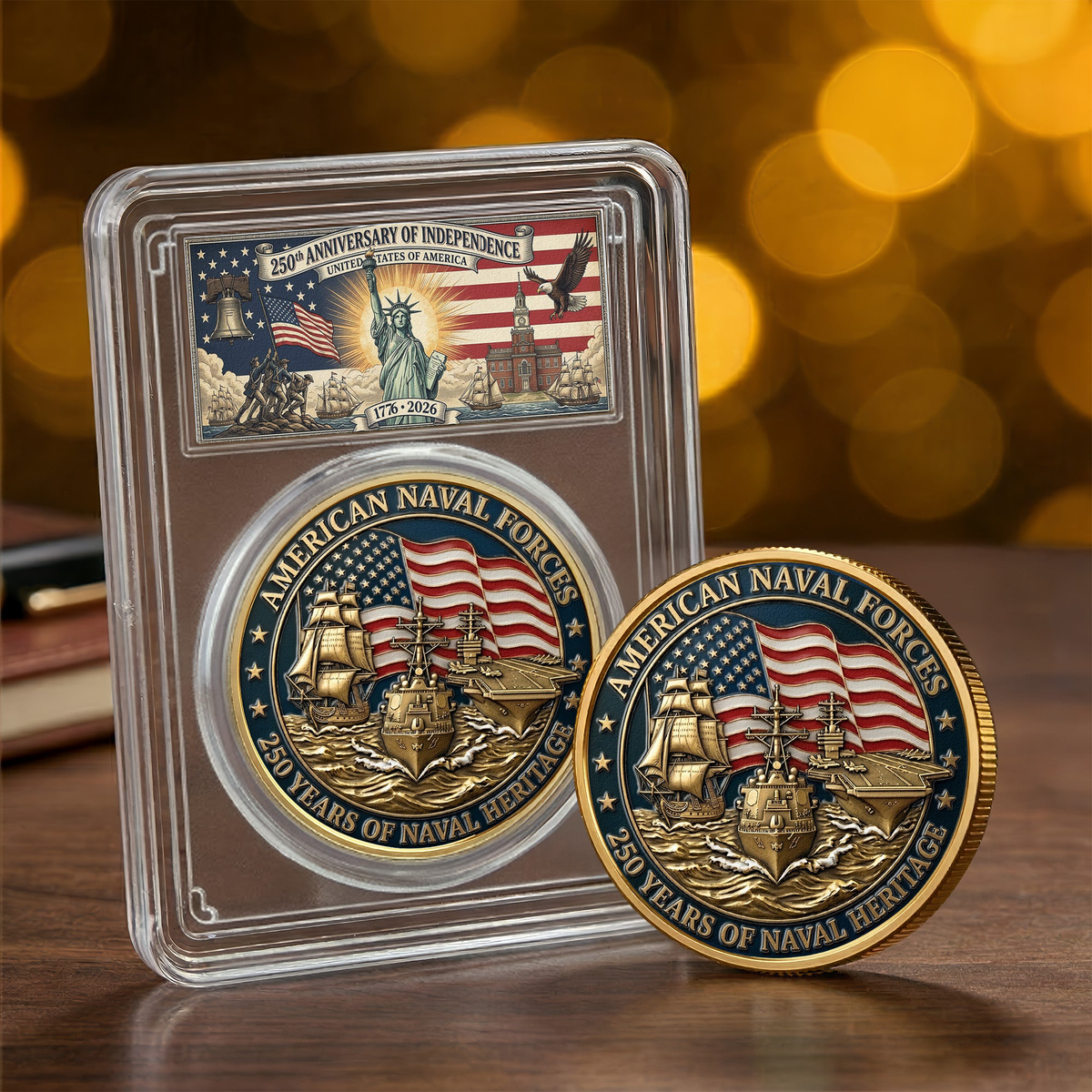 250 Years American Naval Forces - Coin