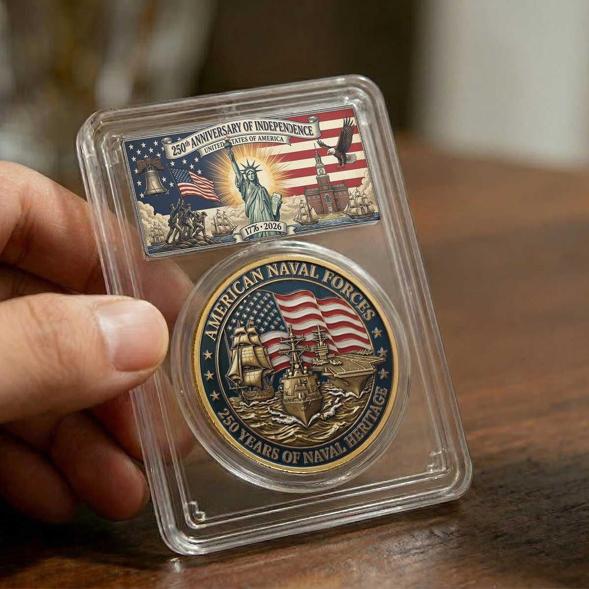 250 Years American Naval Forces - Coin