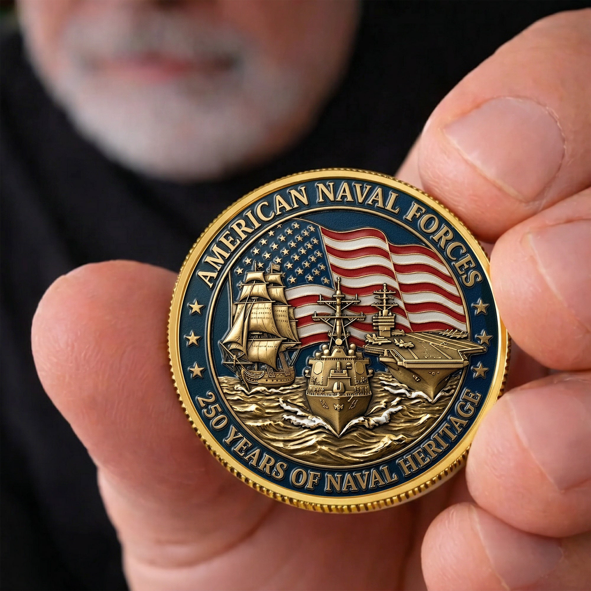 250 Years American Naval Forces - Coin