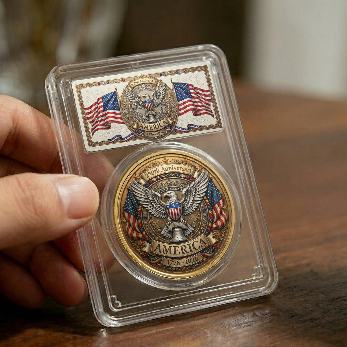 250 Years Of Freedom American Eagle Liberty Bell - Coin
