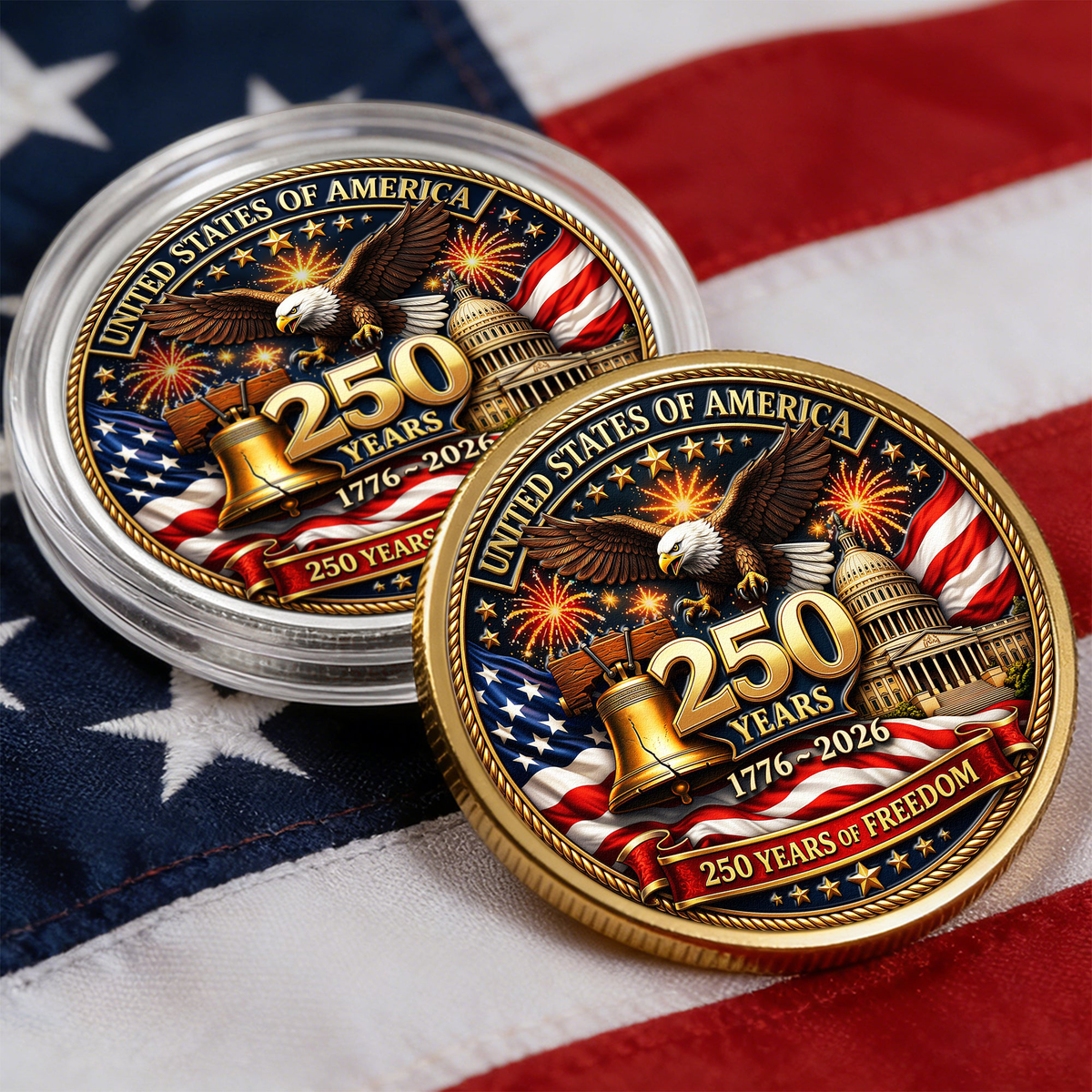 250 Years Of Freedom - Coin