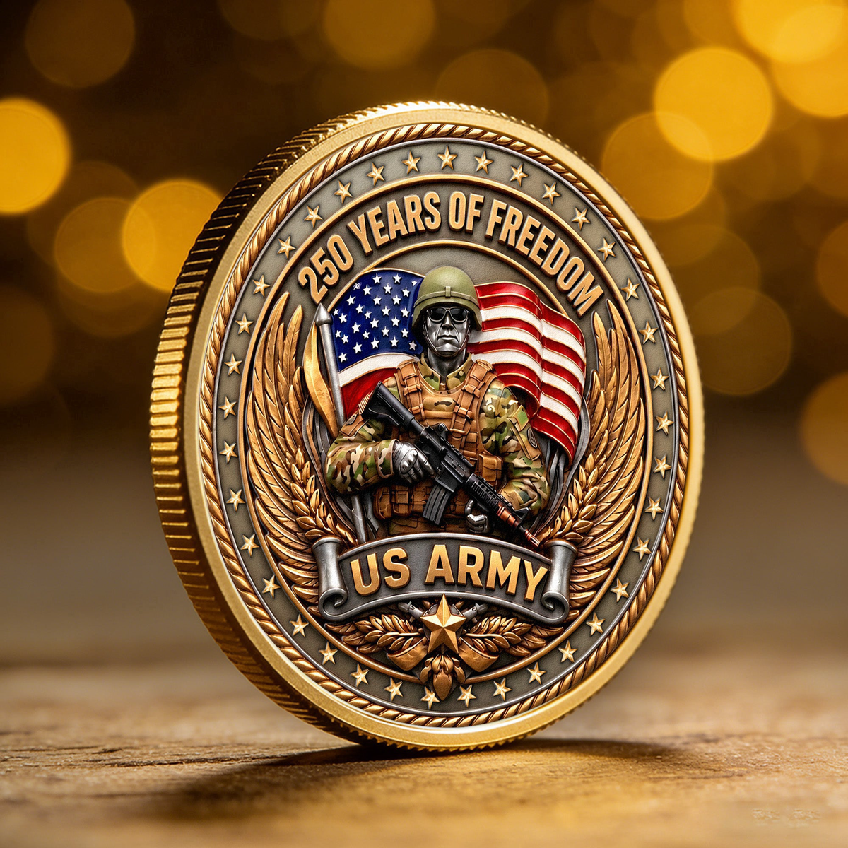 250 Years US Army - Coin