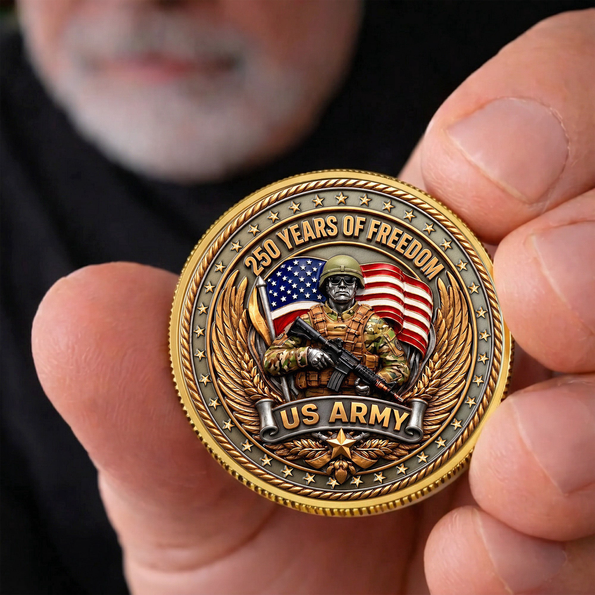 250 Years US Army - Coin