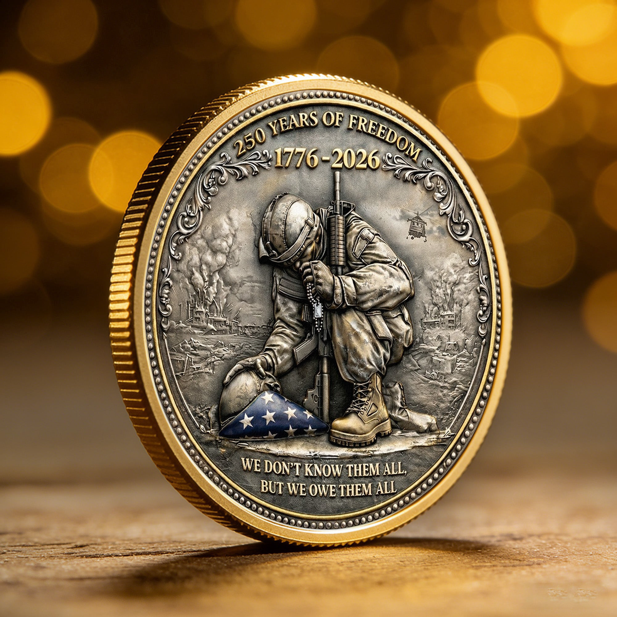 250 Years Veteran We The People - Coin
