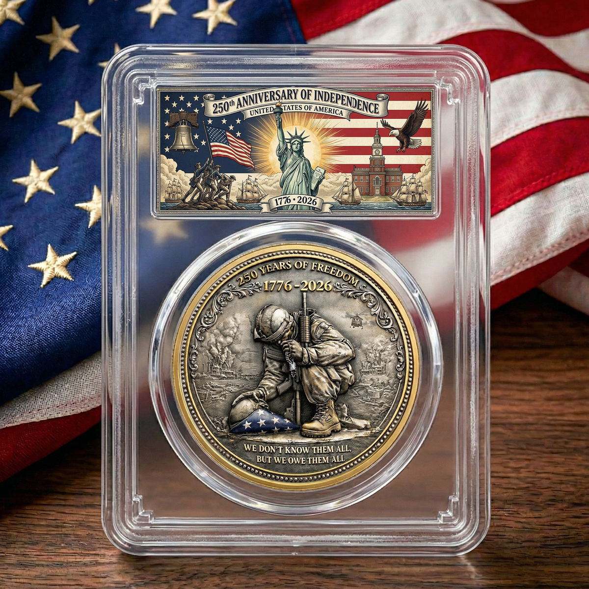 250 Years Veteran We The People - Coin