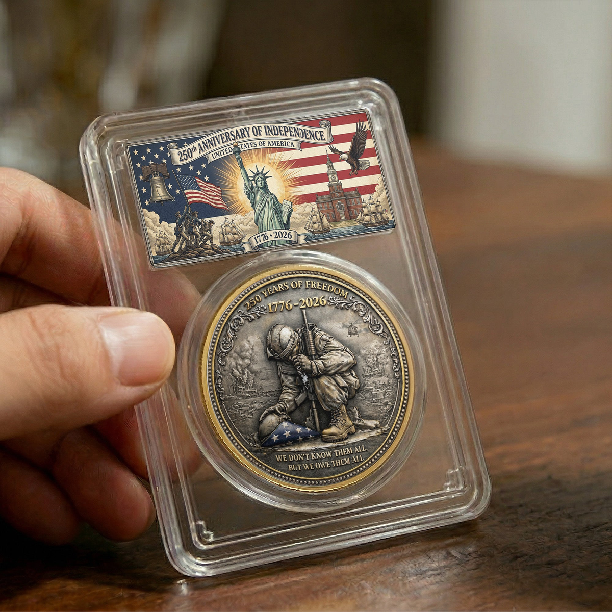250 Years Veteran We The People - Coin