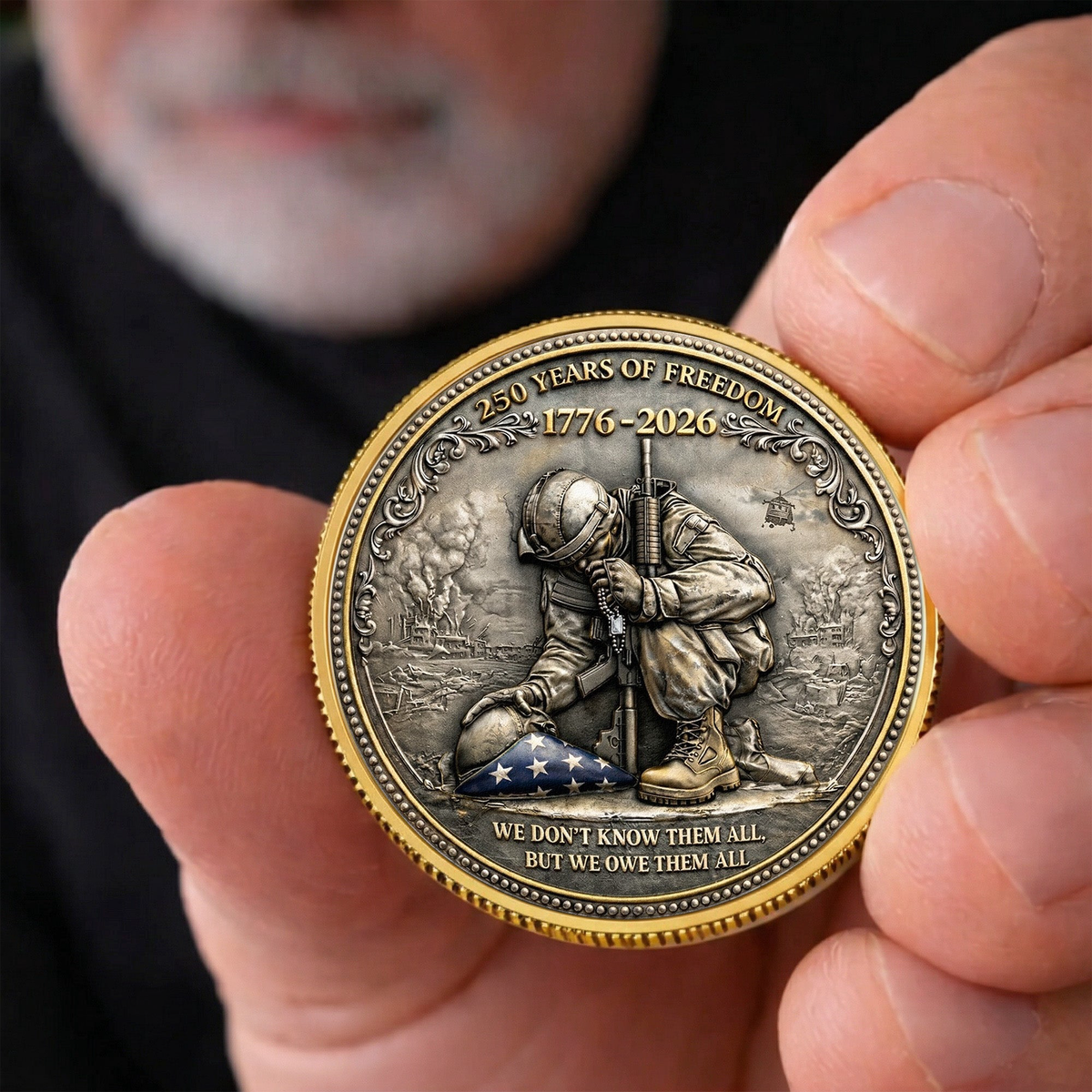 250 Years Veteran We The People - Coin