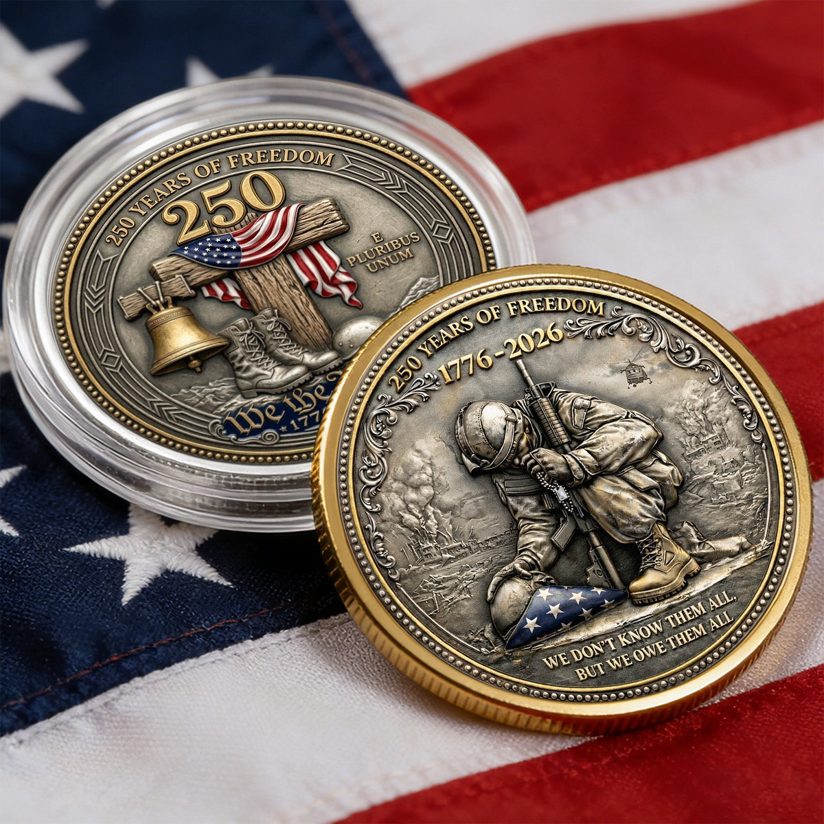 250 Years Veteran We The People - Coin