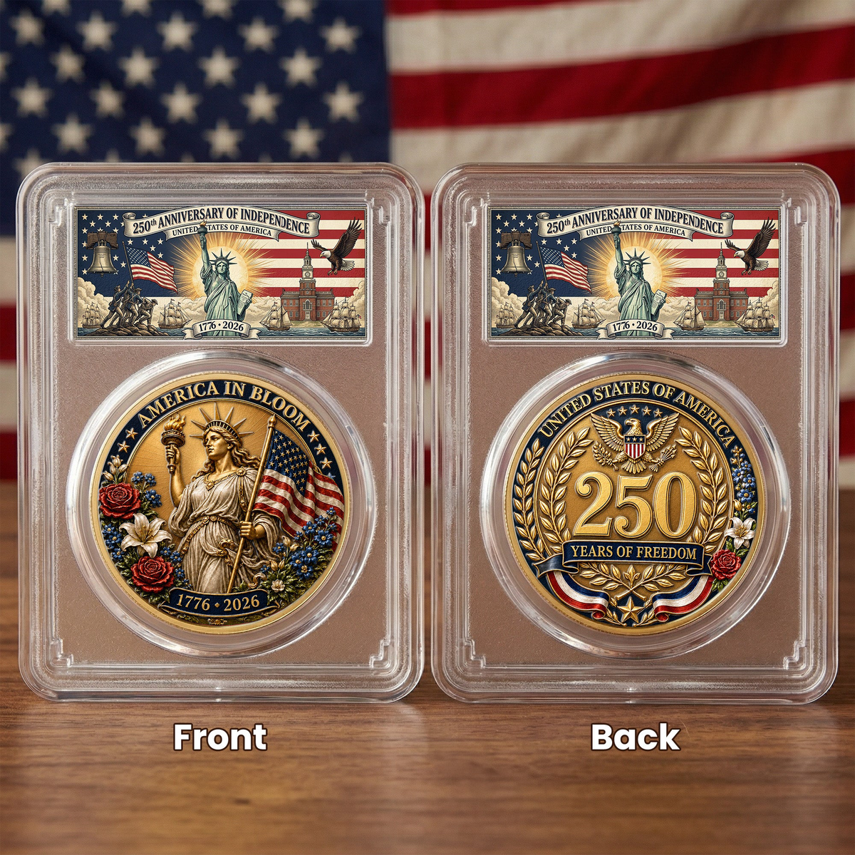 America In Bloom - Coin