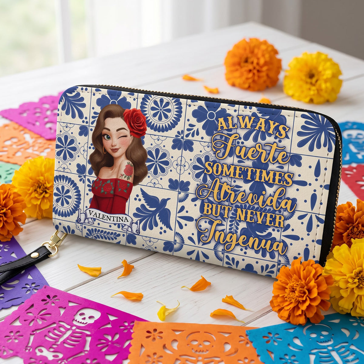 Always Chingona Sometimes Cabrona But Never Pendeja Hispanic - Personalized Wallet