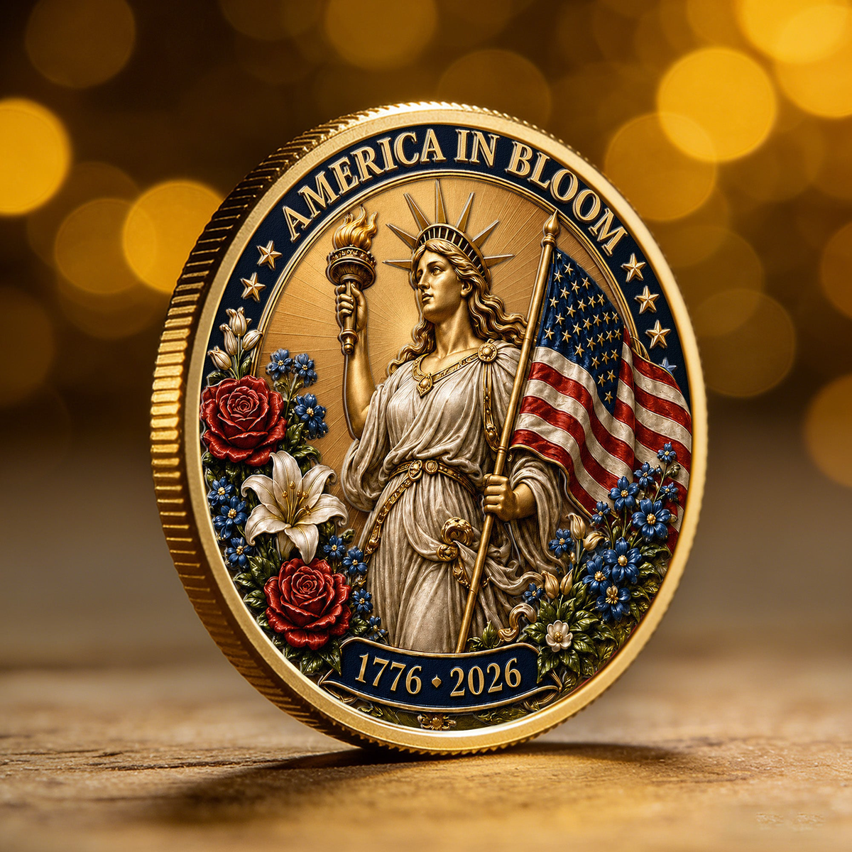 America In Bloom - Coin