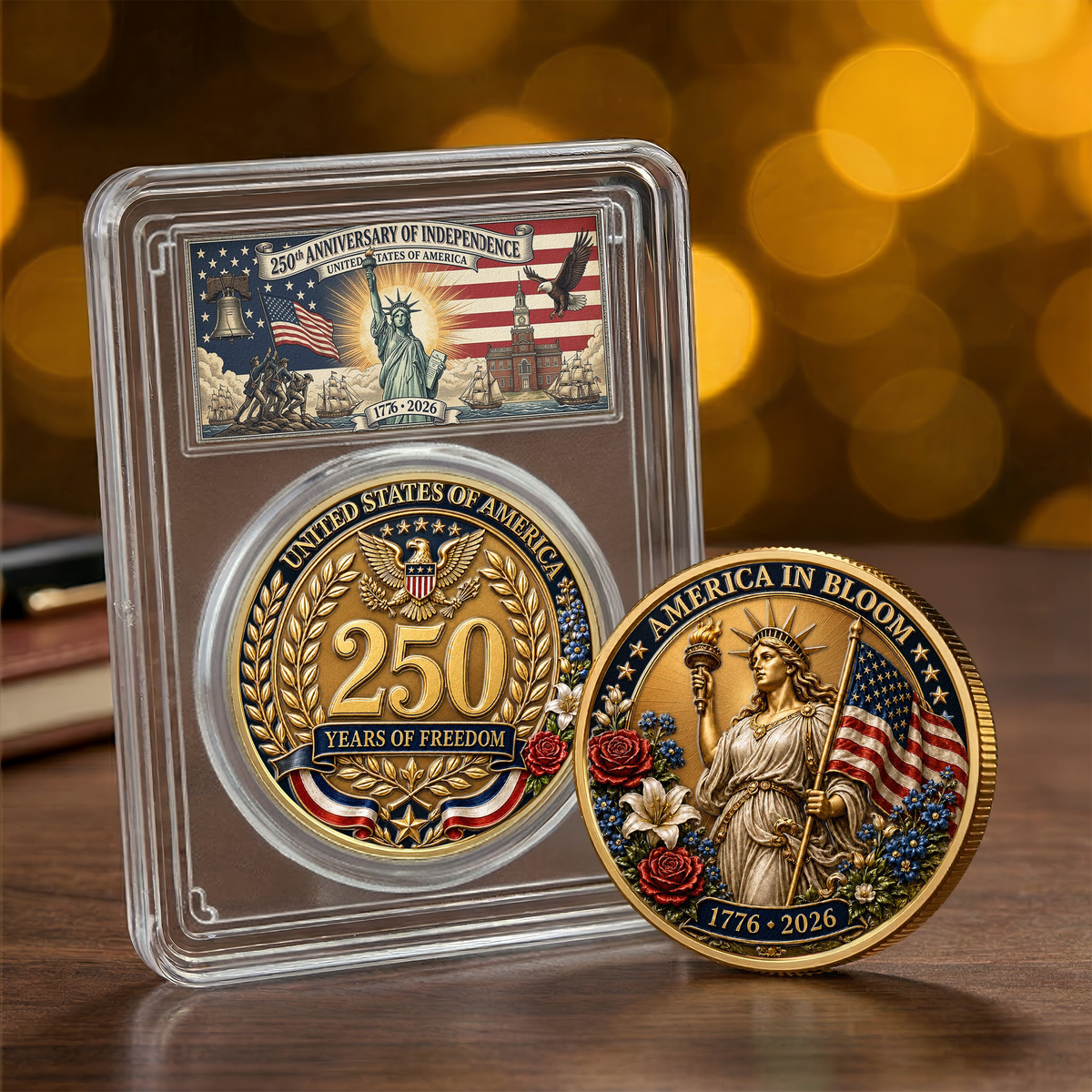 America In Bloom - Coin