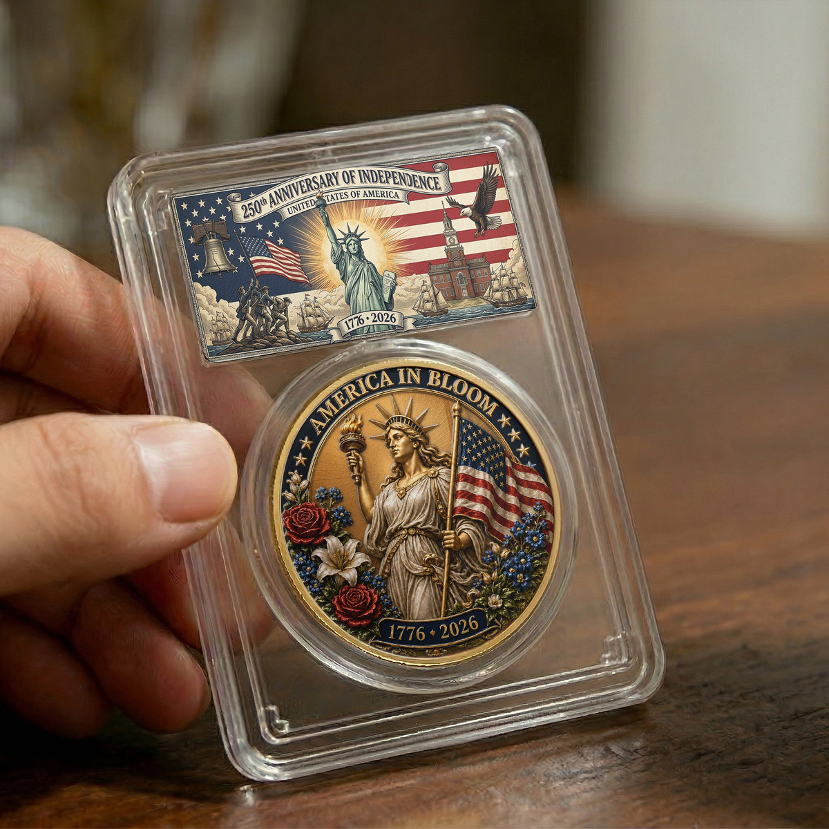 America In Bloom - Coin