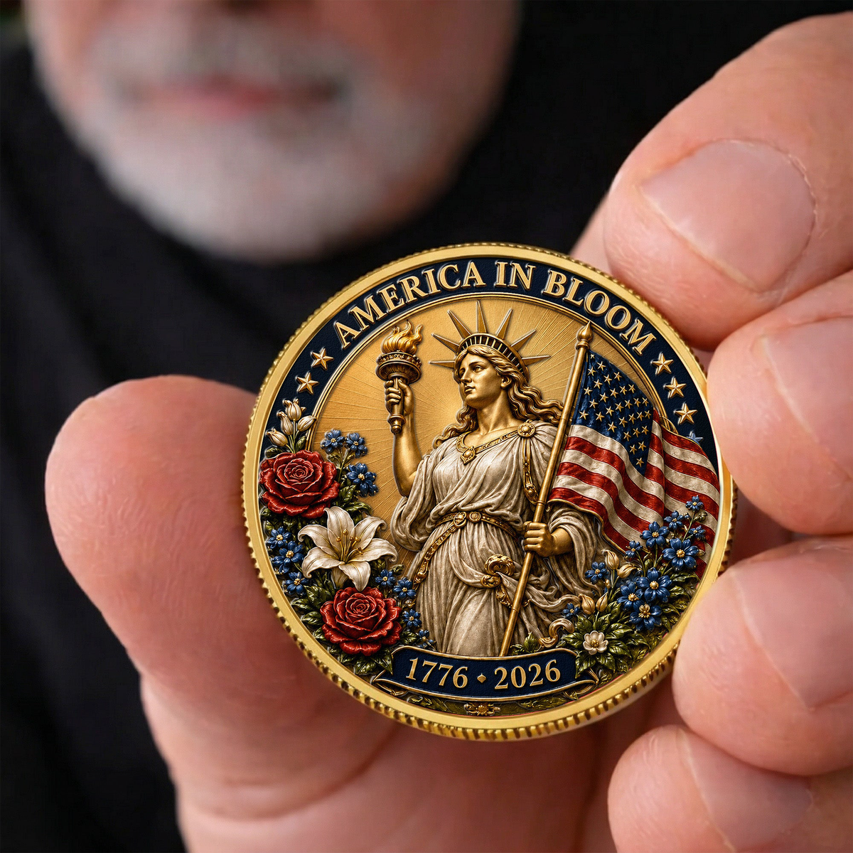 America In Bloom - Coin