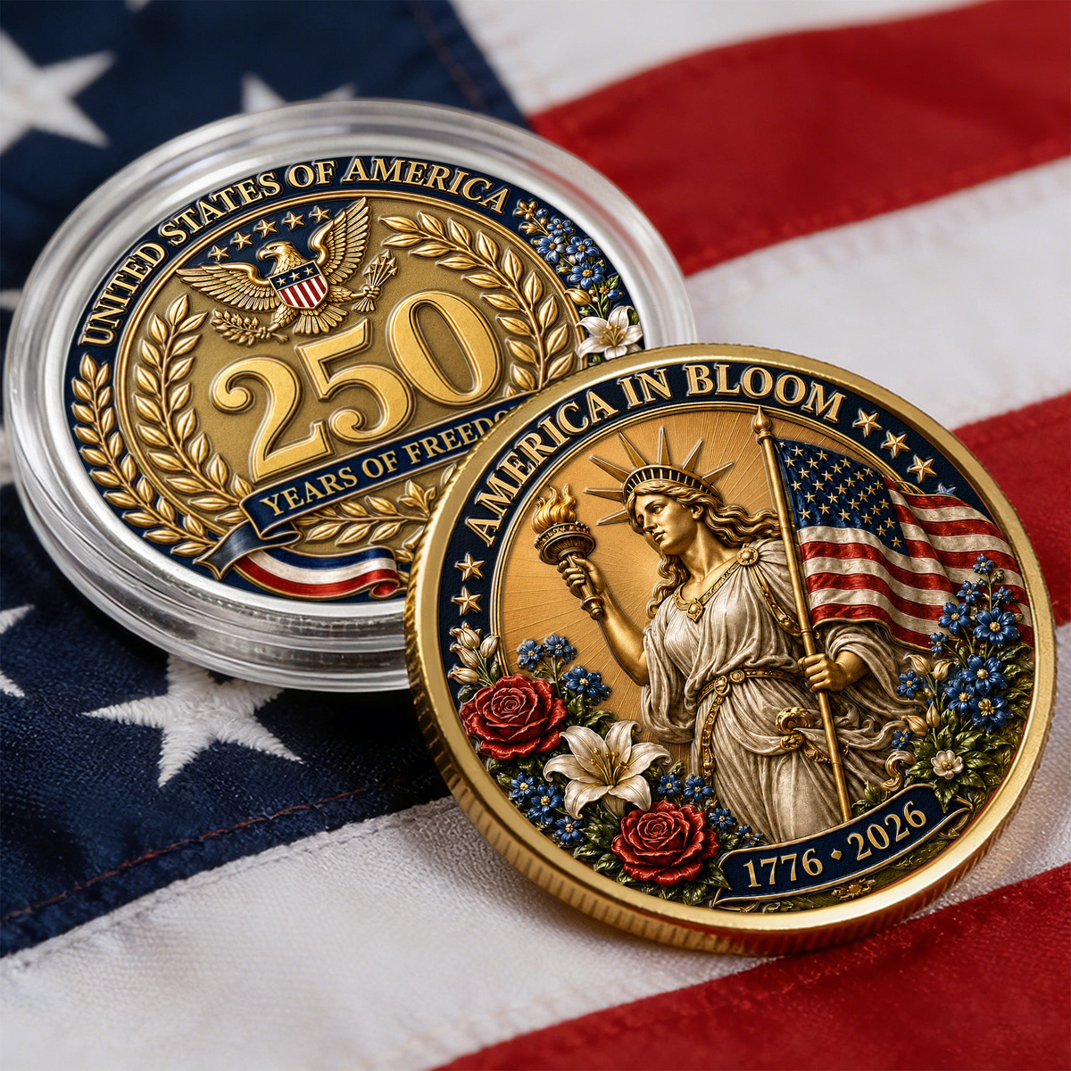 America In Bloom - Coin