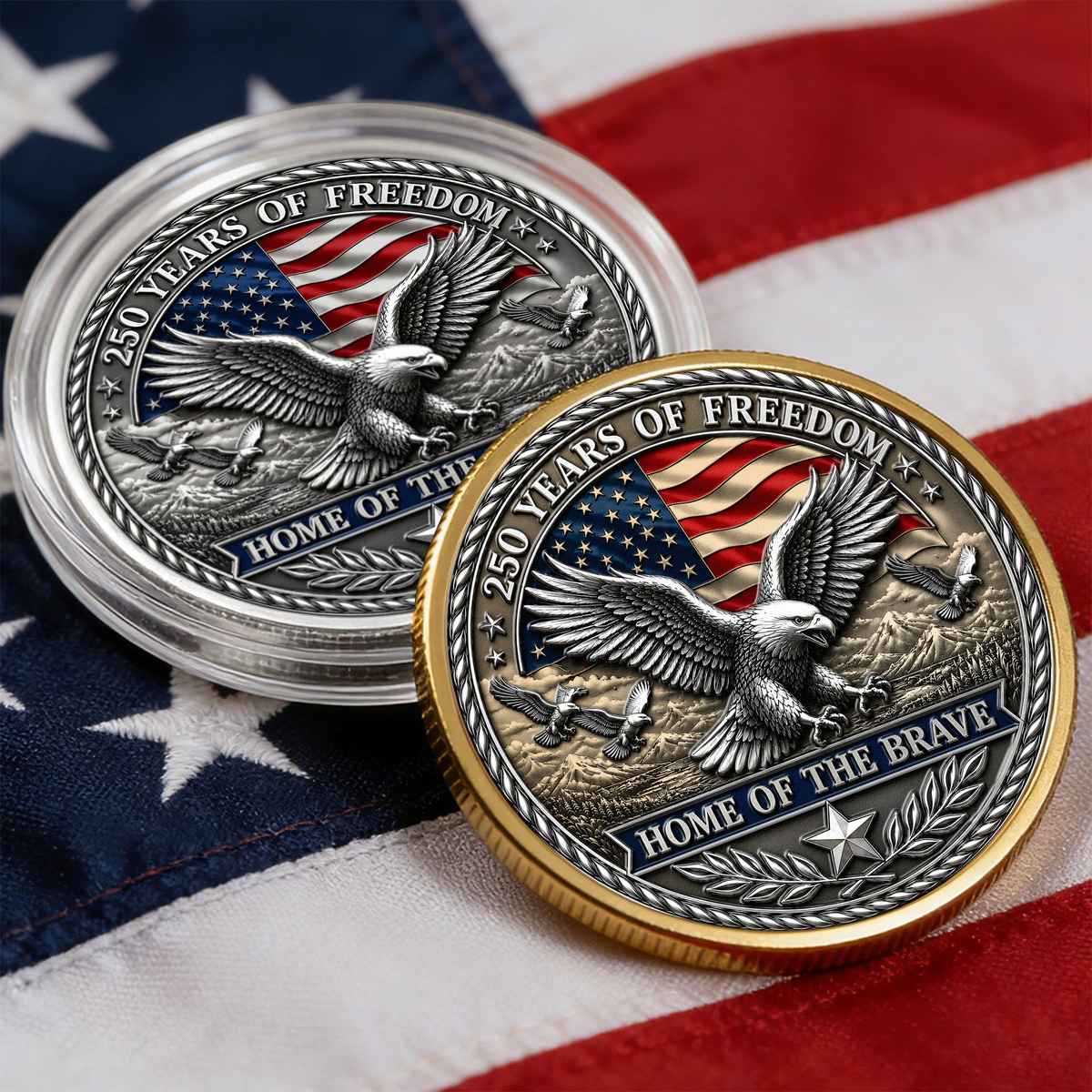 America's Legacy 250 Years Bald Eagle - Coin