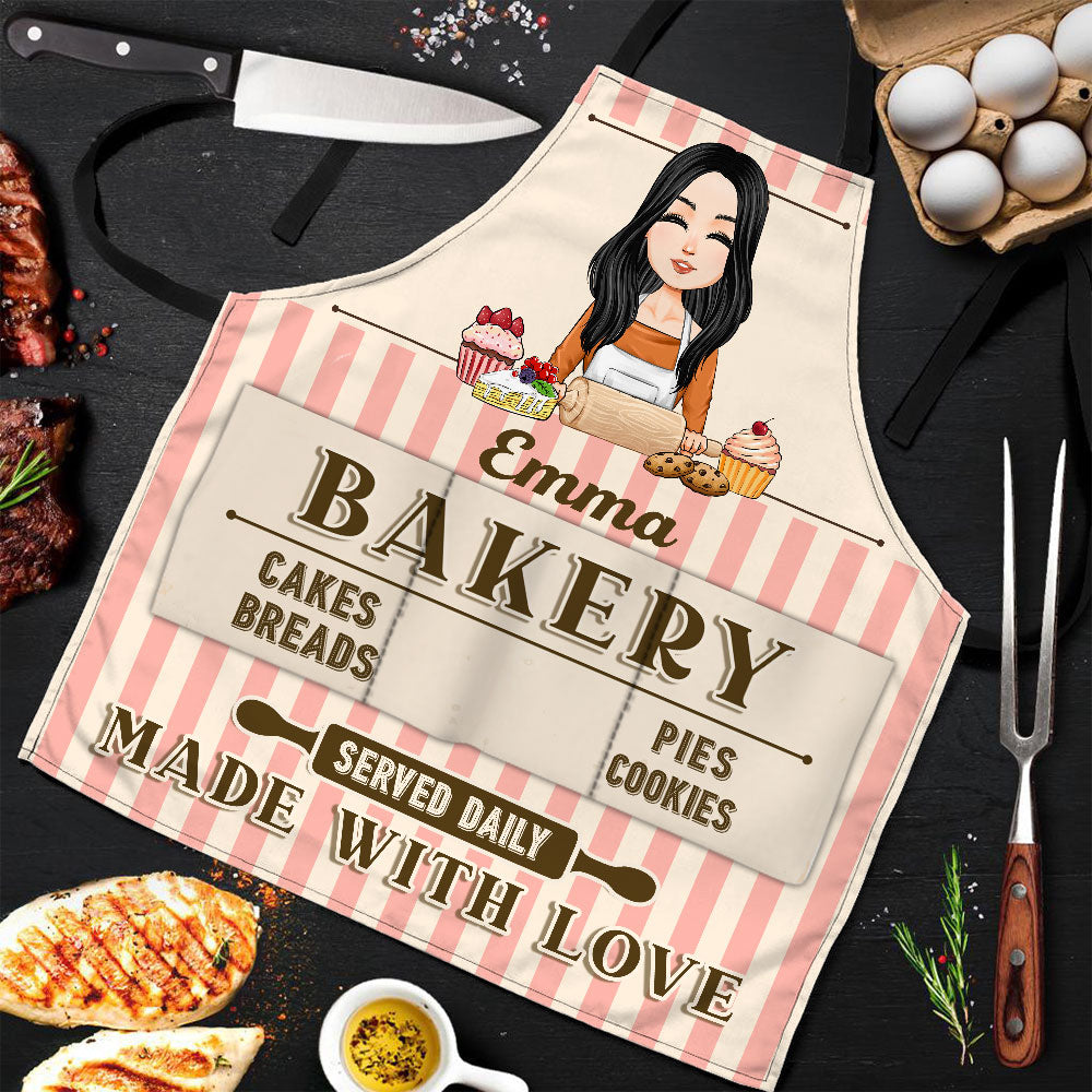 Baked With Love - Personalized Apron With Pocket