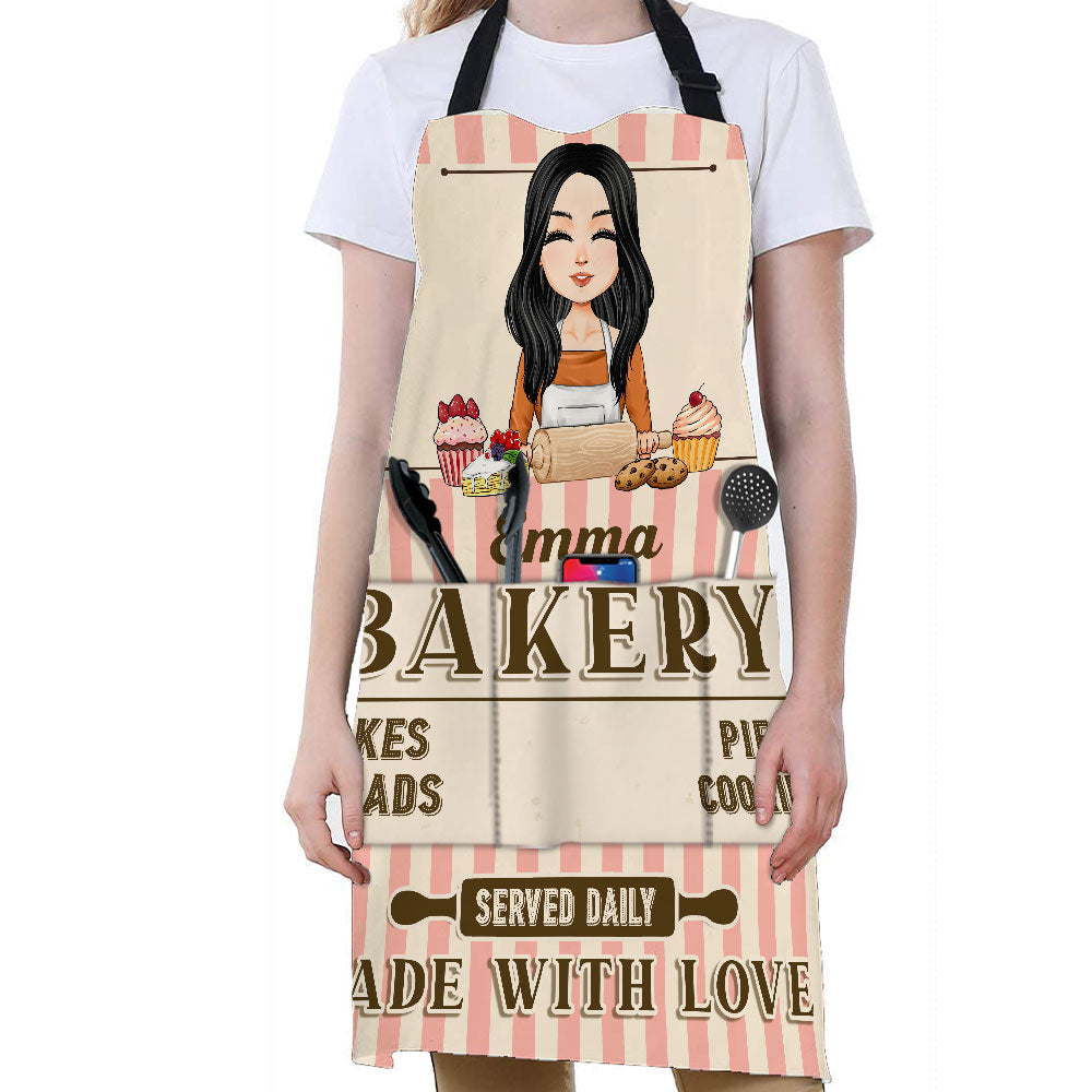 Baked With Love - Personalized Apron With Pocket
