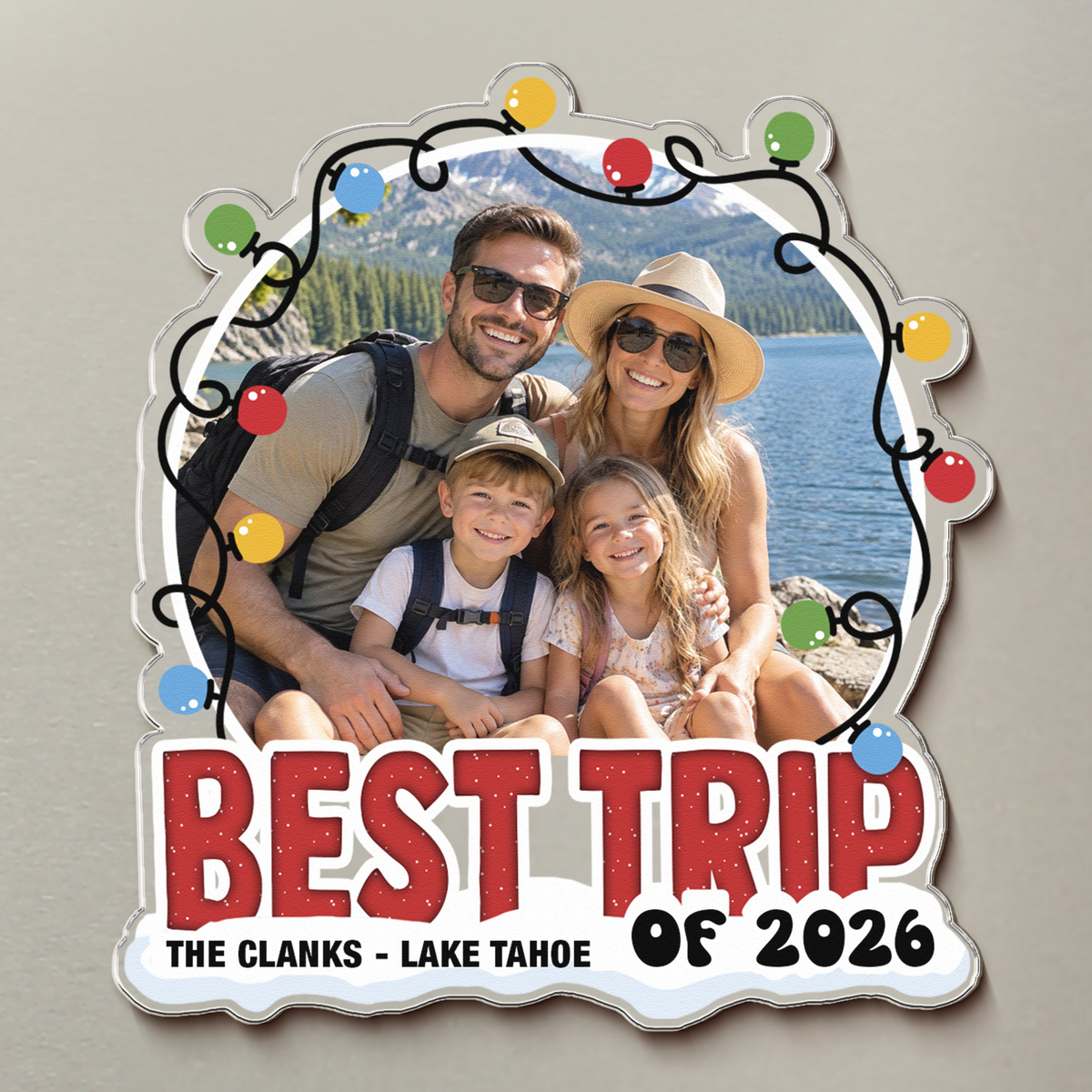Best Trip To Remember - Personalized Magnet