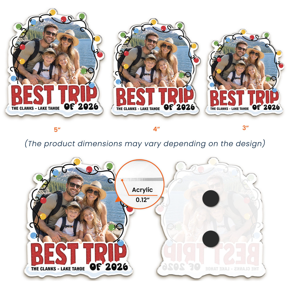Best Trip To Remember - Personalized Magnet