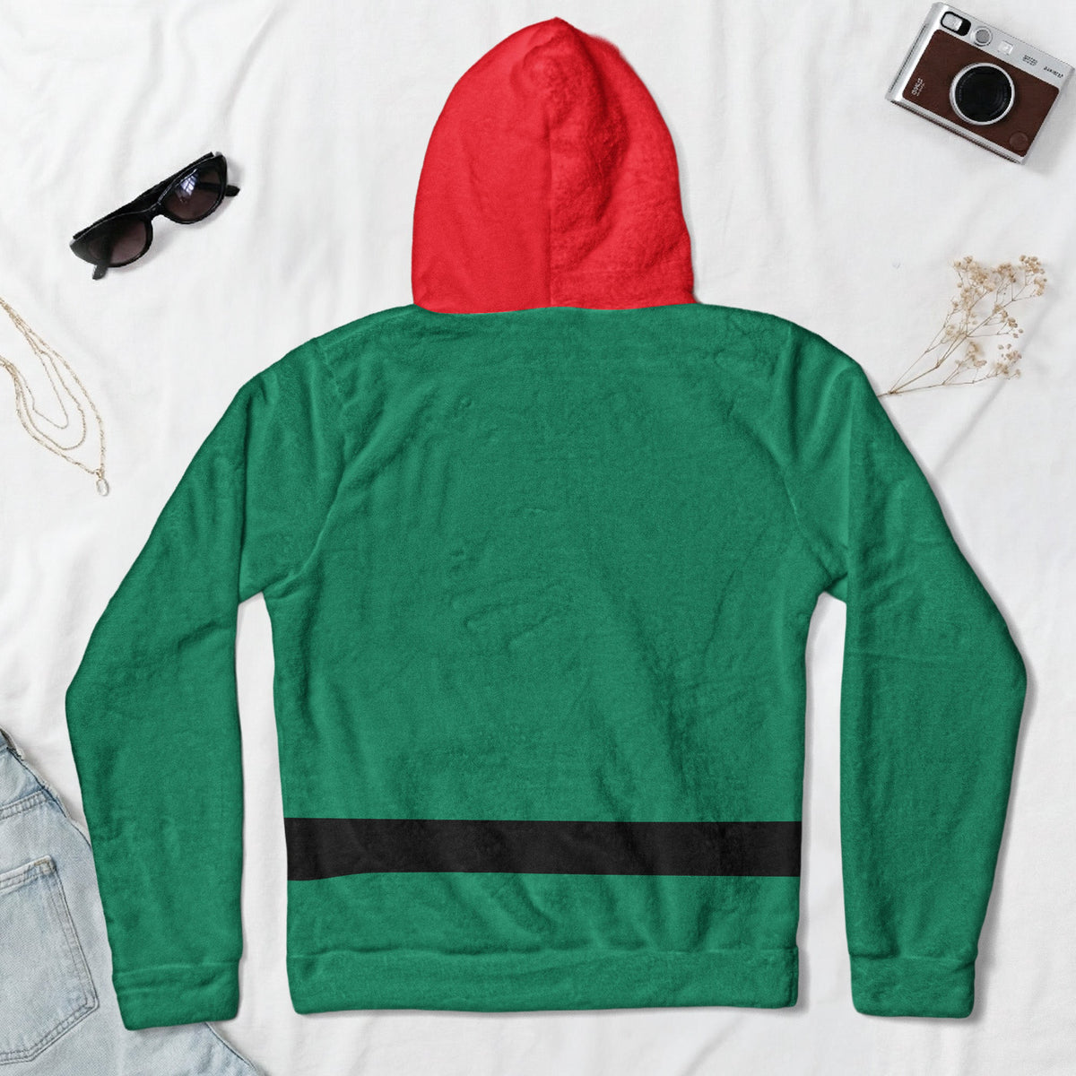 Christmas Elf, Santa - Personalized Hoodie