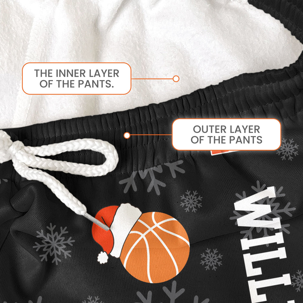 Christmas Gift Custom Name & Number For Basketball Lovers - Personalized Lounge Pants
