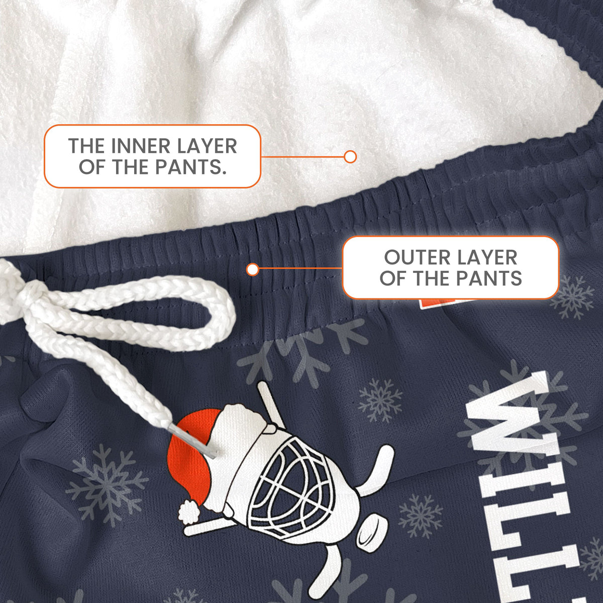 Christmas Gift Custom Name & Number For Hockey Lovers - Personalized Lounge Pants