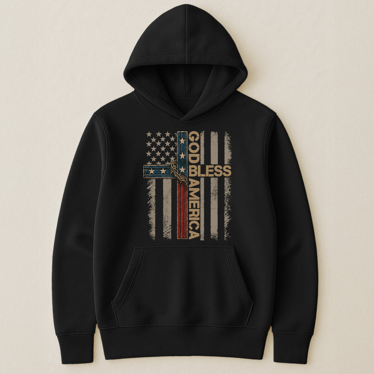 Cross God Bless America - Shirt