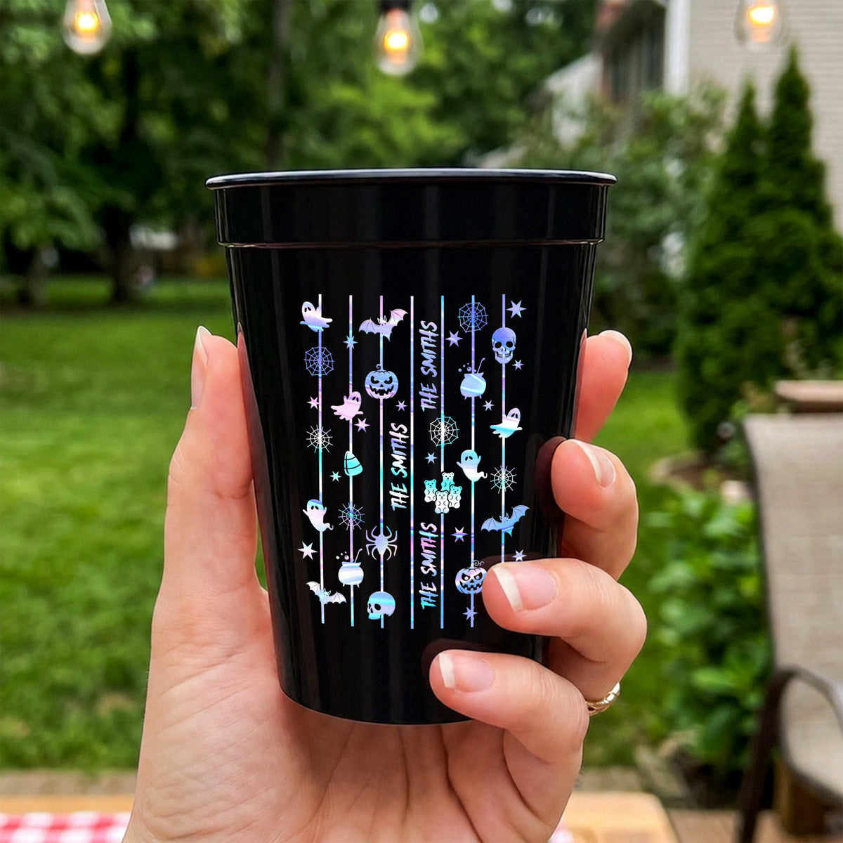 Custom Name Spooky Halloween Family, Office Party - Personalized Cups