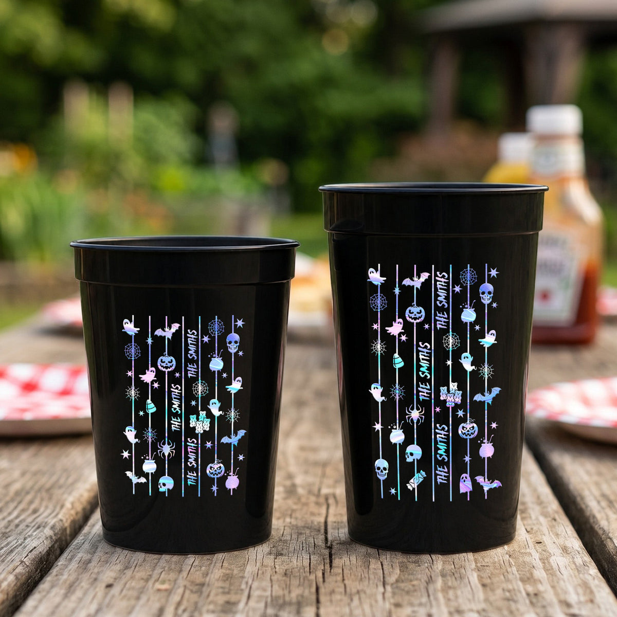 Custom Name Spooky Halloween Family, Office Party - Personalized Cups