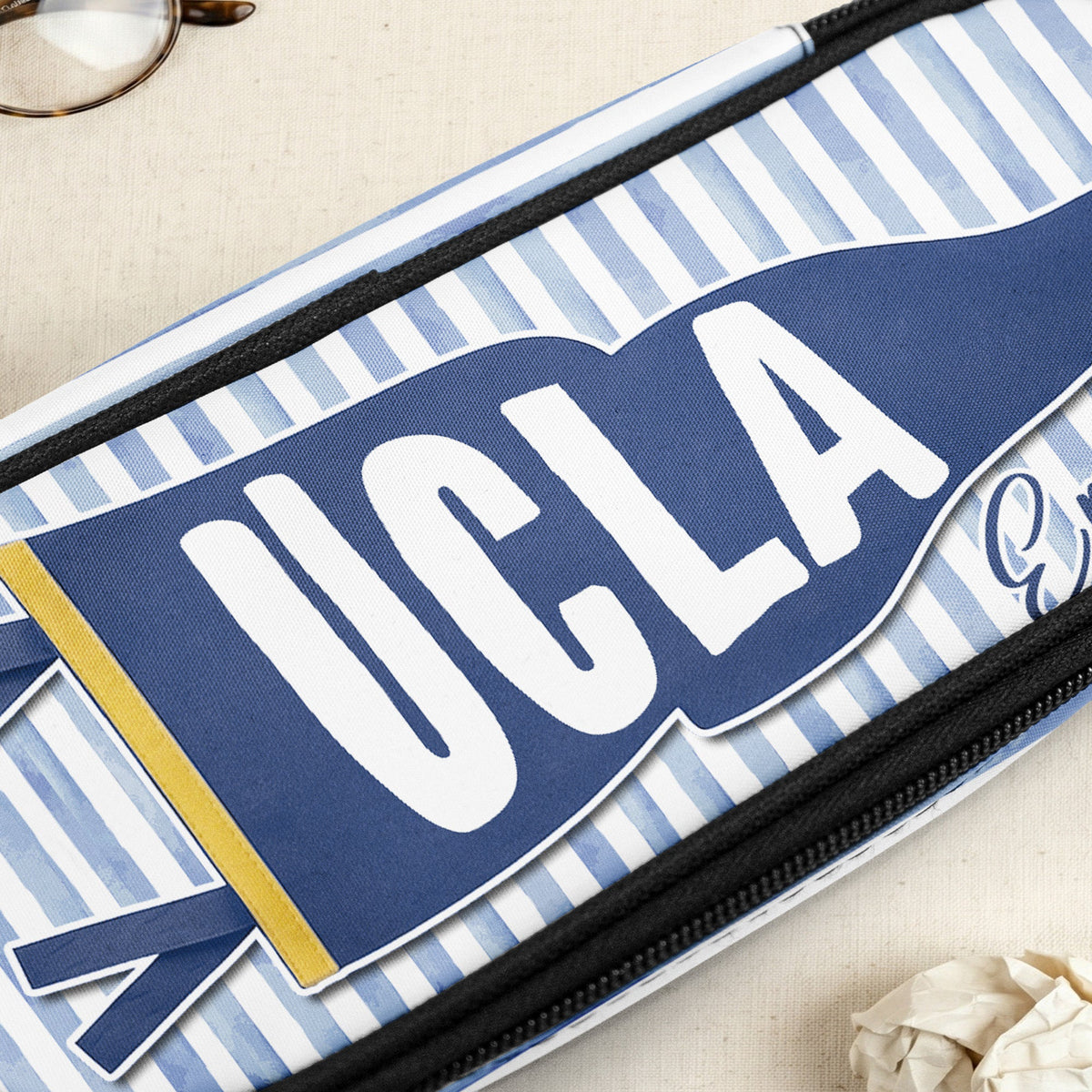 Custom School Pennant Flag - Personalized Pencil Case
