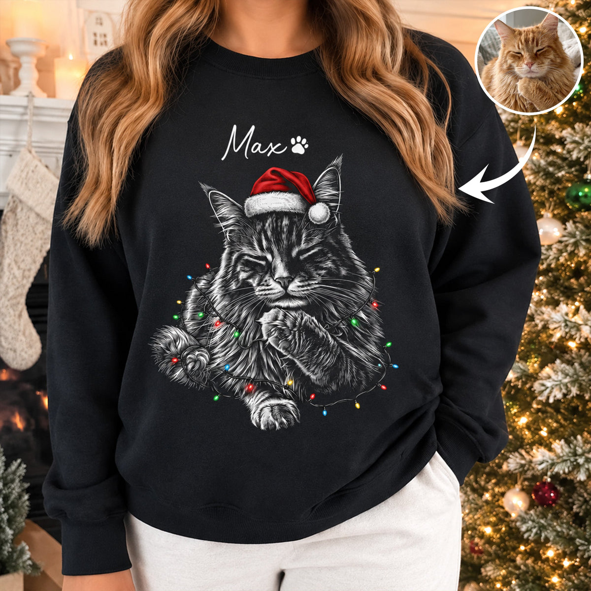 Custom_Pet_Christmas_With_Photo_Name_Gift_For_Pet_Lovers_Personalized_Sweatshirt_1
