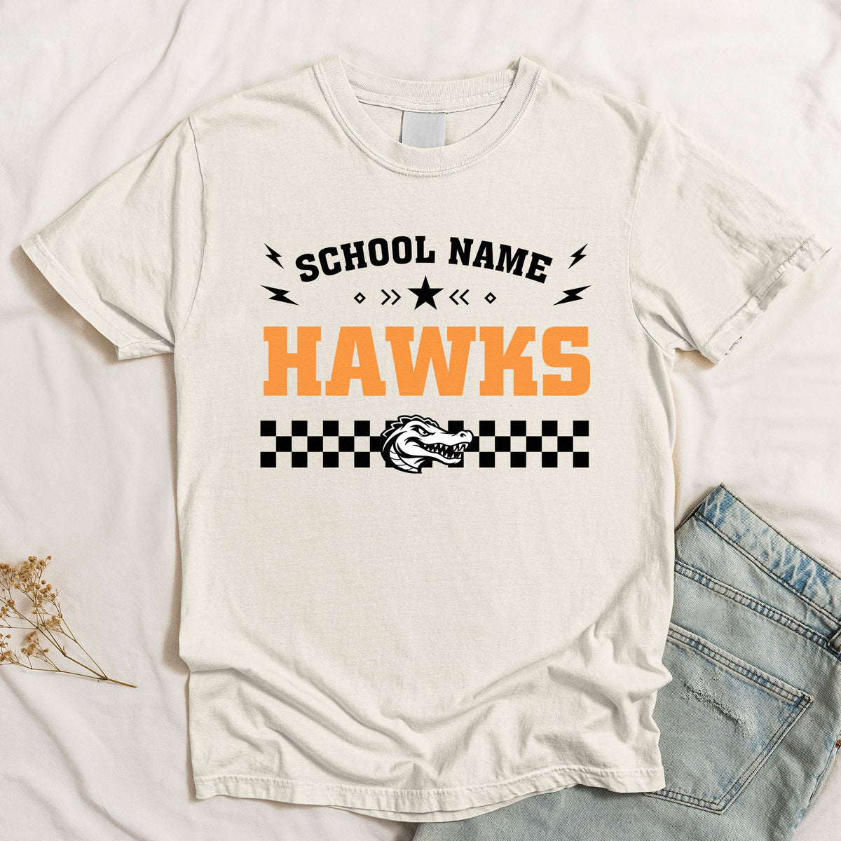 Custom Retro School Mascot Game Day School Spirit - Personalized Shirt