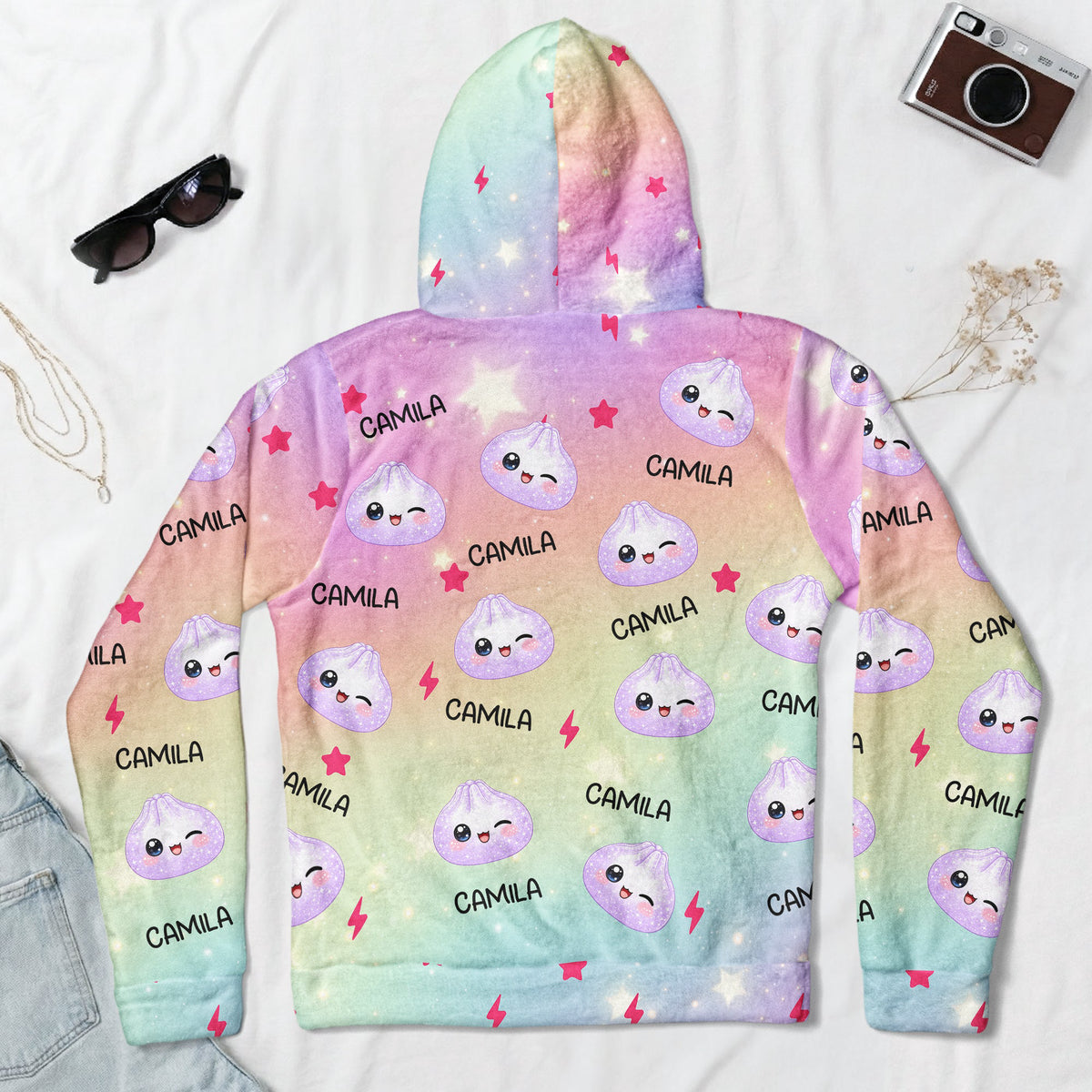 Cute Dumpling Custom Name - Personalized Hoodie