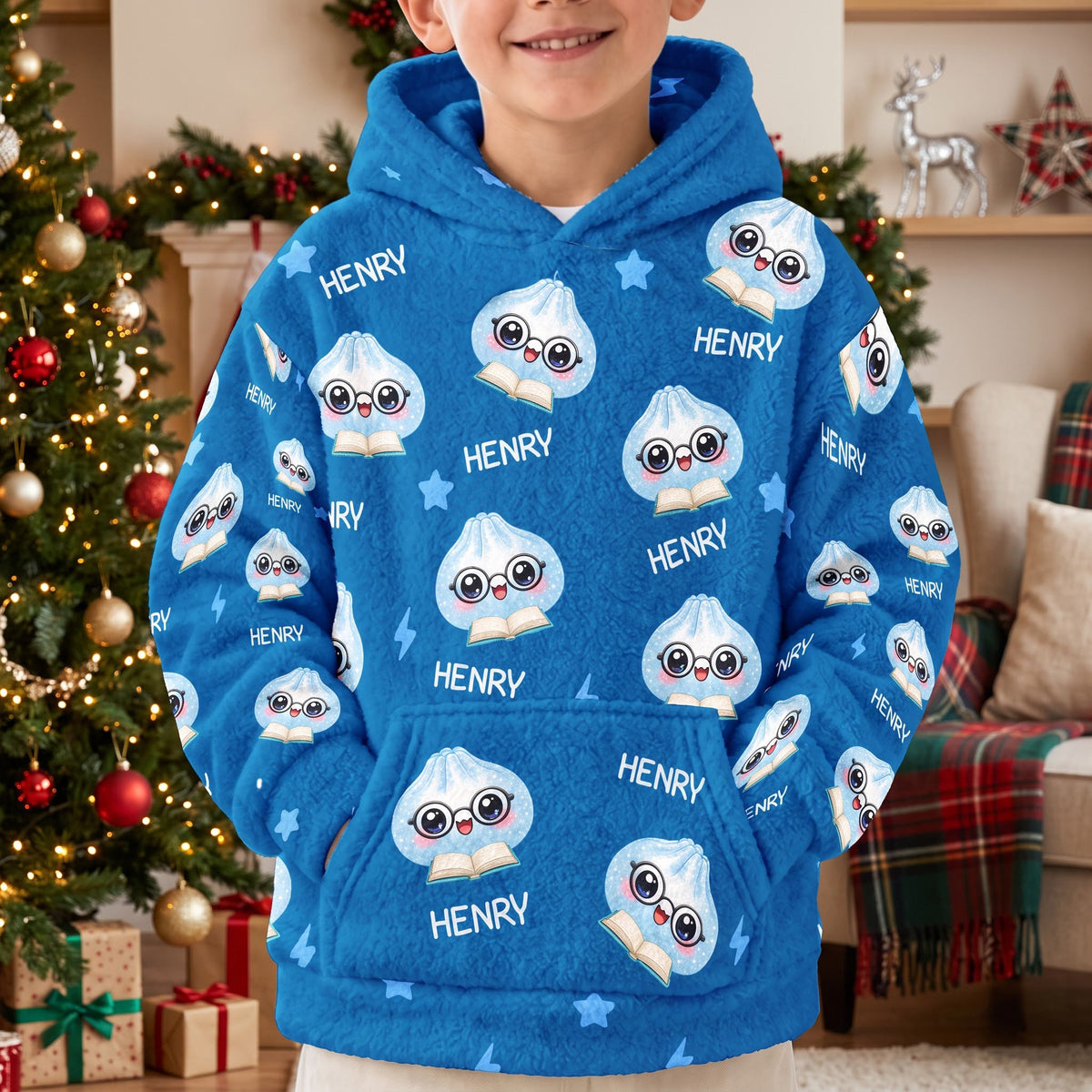 Cute Dumpling Custom Name - Personalized Hoodie