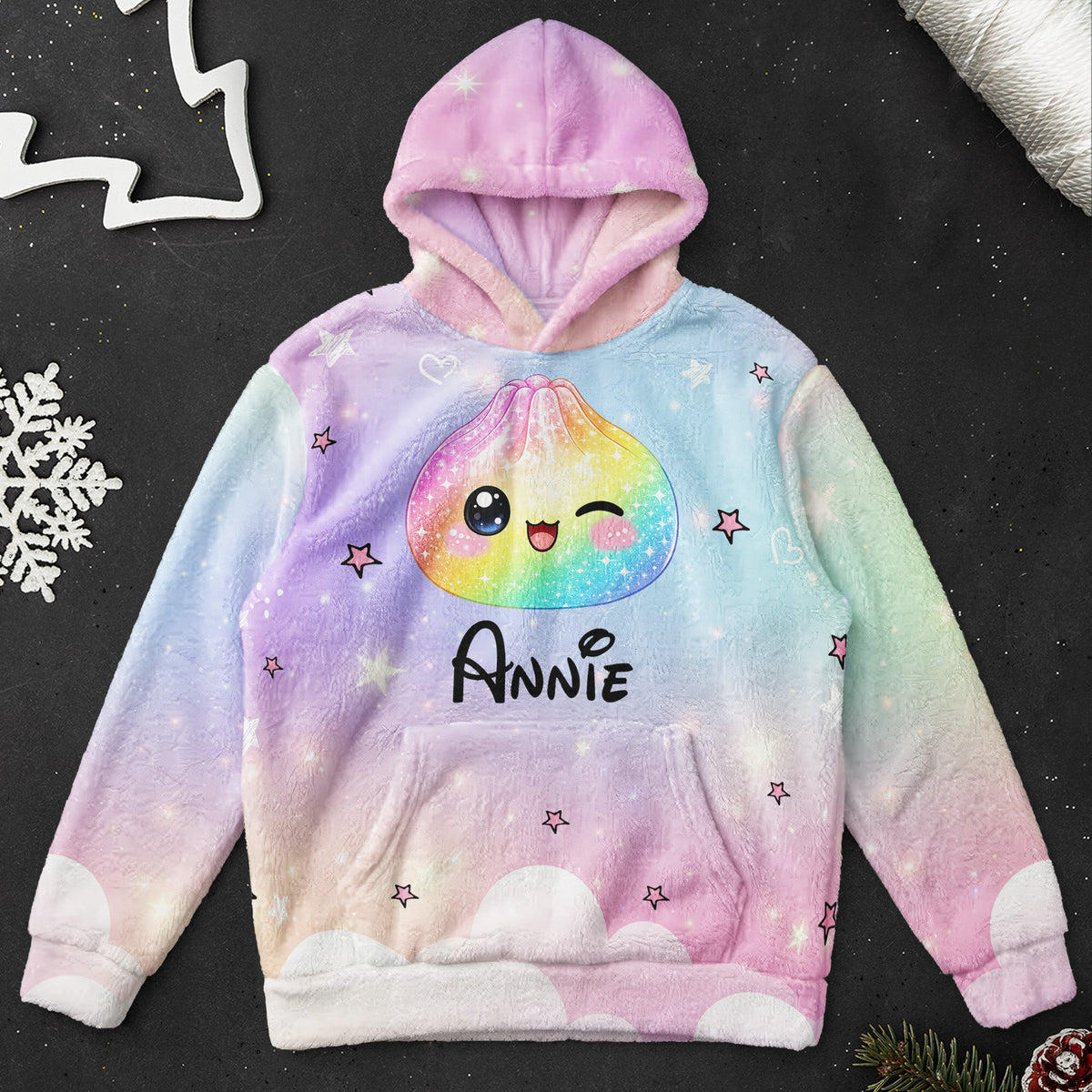 Cute Dumpling Custom Name - Personalized Hoodie