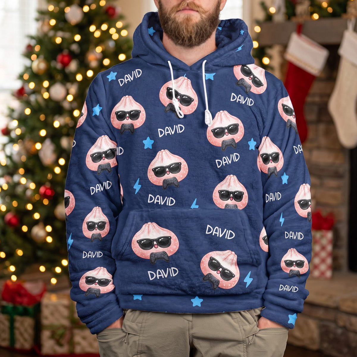 Cute Dumpling Custom Name - Personalized Hoodie