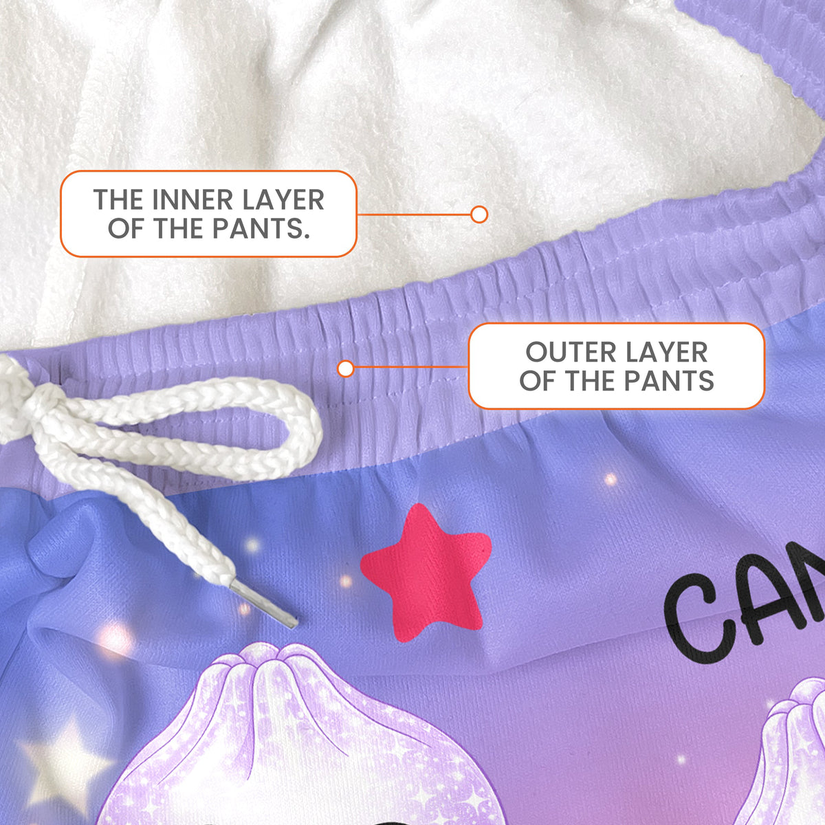 Cute Dumpling Custom Name - Personalized Sweatpants