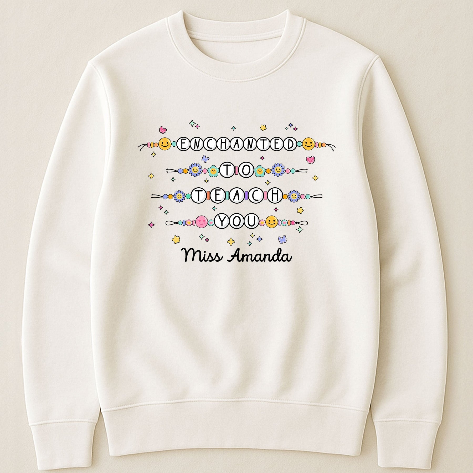 Enchanted To Teach You Friendship Bracelet Back To School - Personalized Shirt