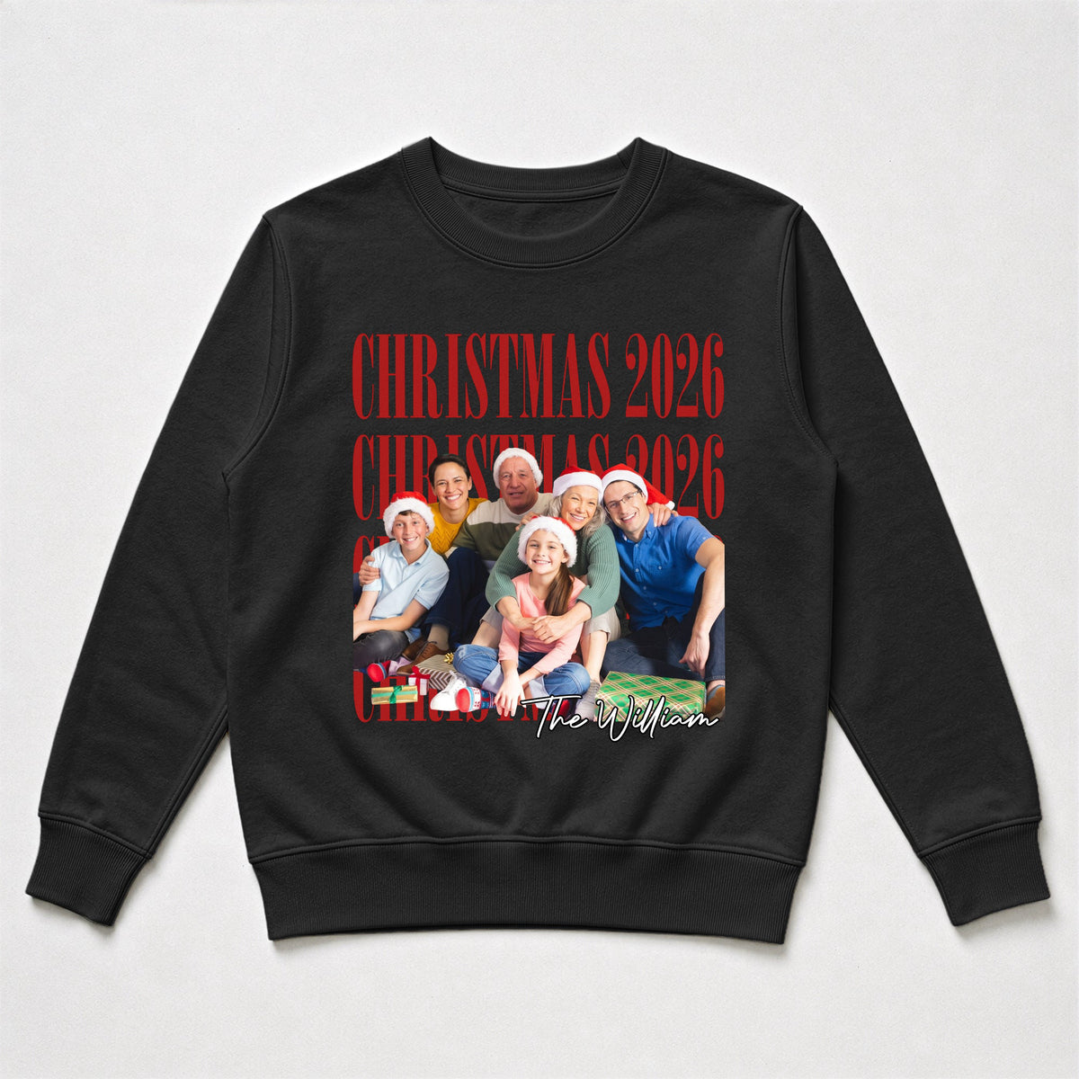 Family Christmas Custom Photo - Personalized Shirt
