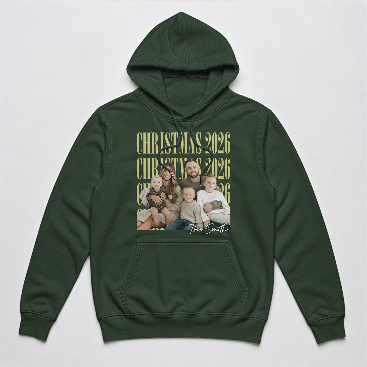 Family Christmas Custom Photo - Personalized Shirt