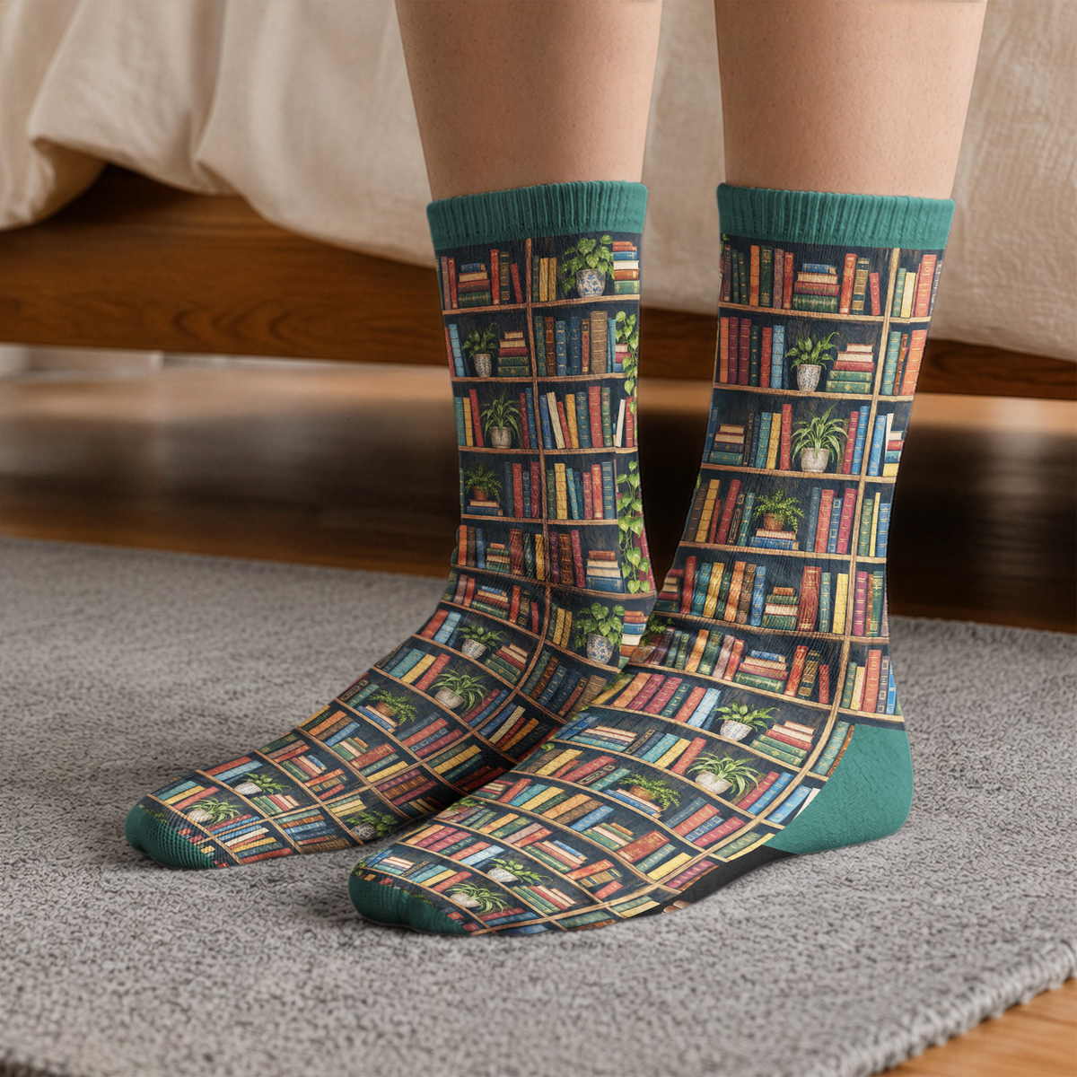 Fck Off, I’m Reading - Funny Sock For Book Blub, Reading Lovers - Personalized Socks