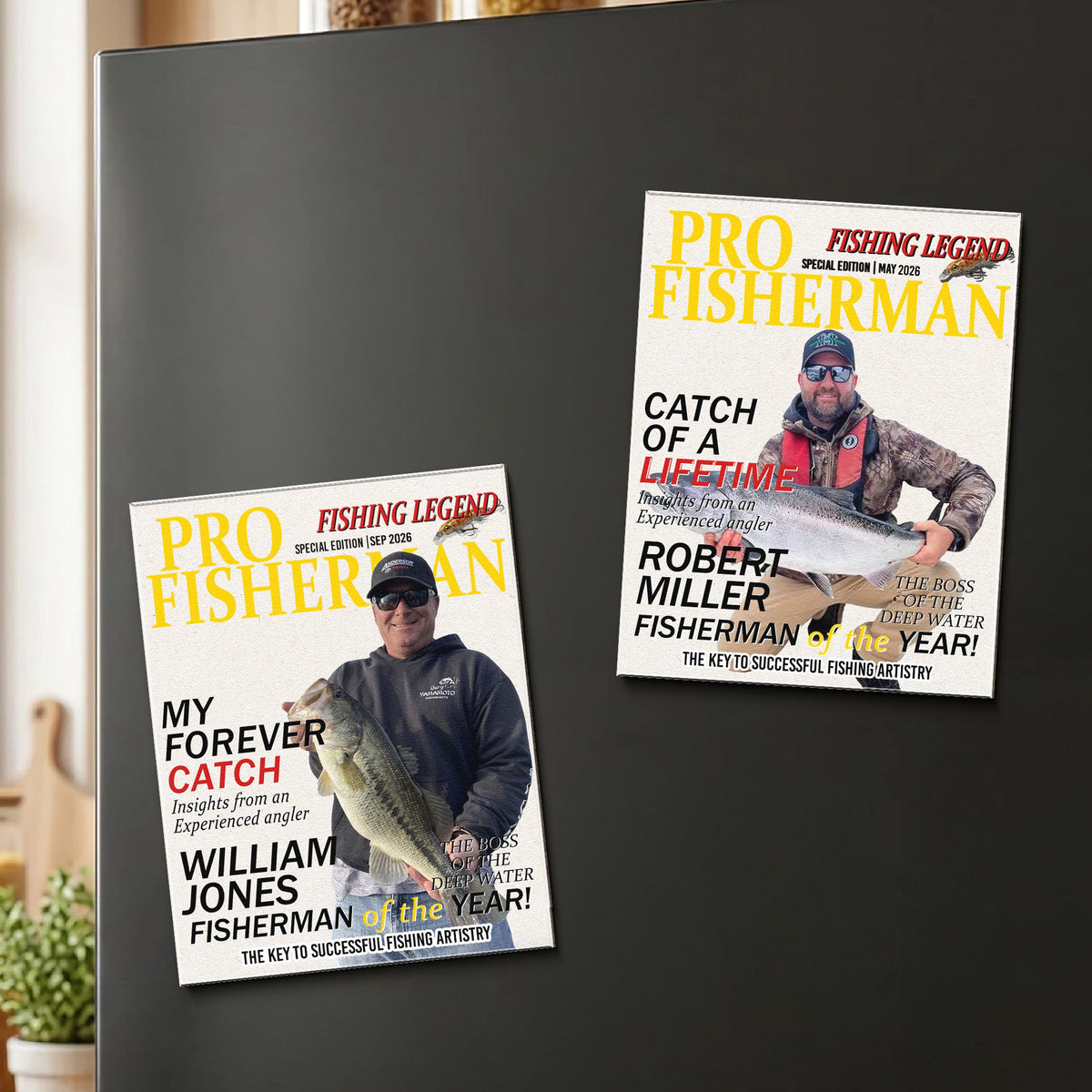 Fisherman Of The Year! - Personalized Magnet