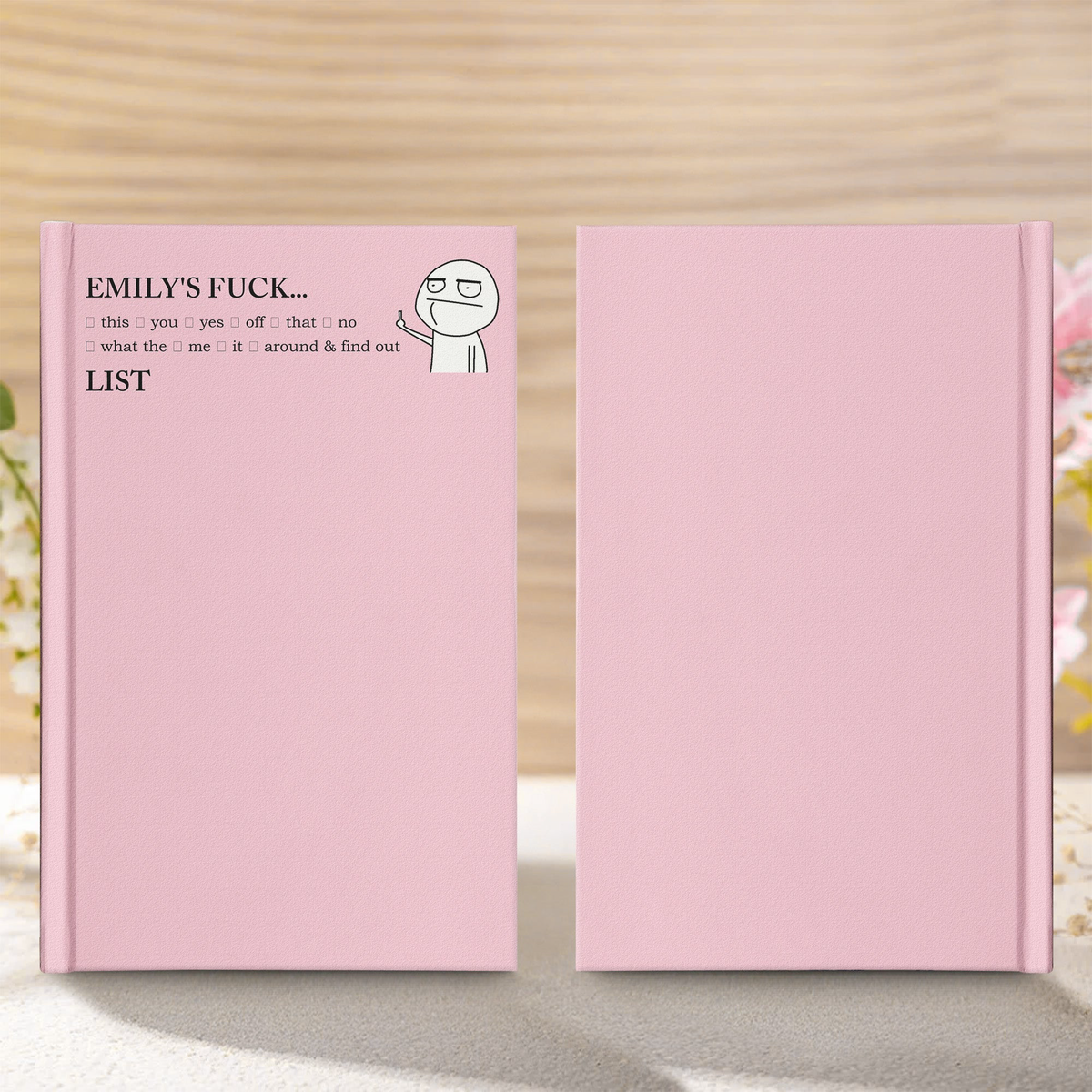 Funny Bulk Gifts For Coworker, Boss, Selfgift - Fck This List - Personalized Journal