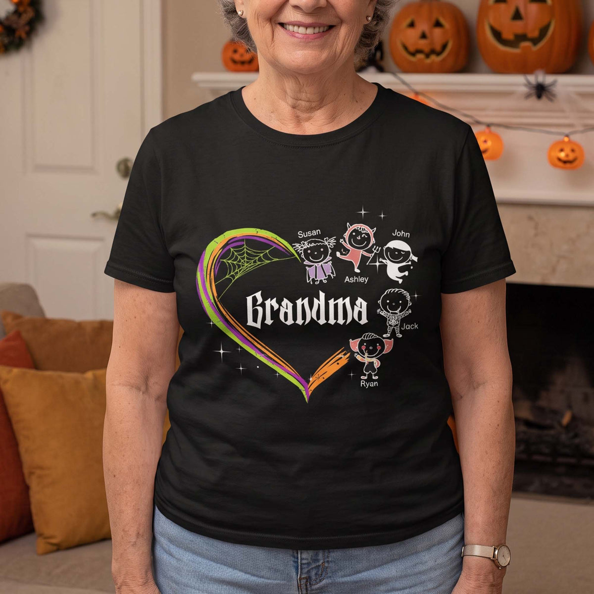 Grandma Monster Love - Personalized Shirt