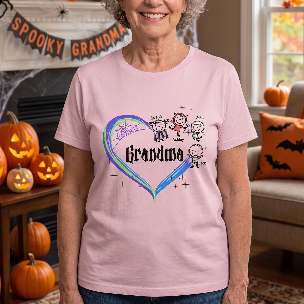 Grandma Monster Love - Personalized Shirt