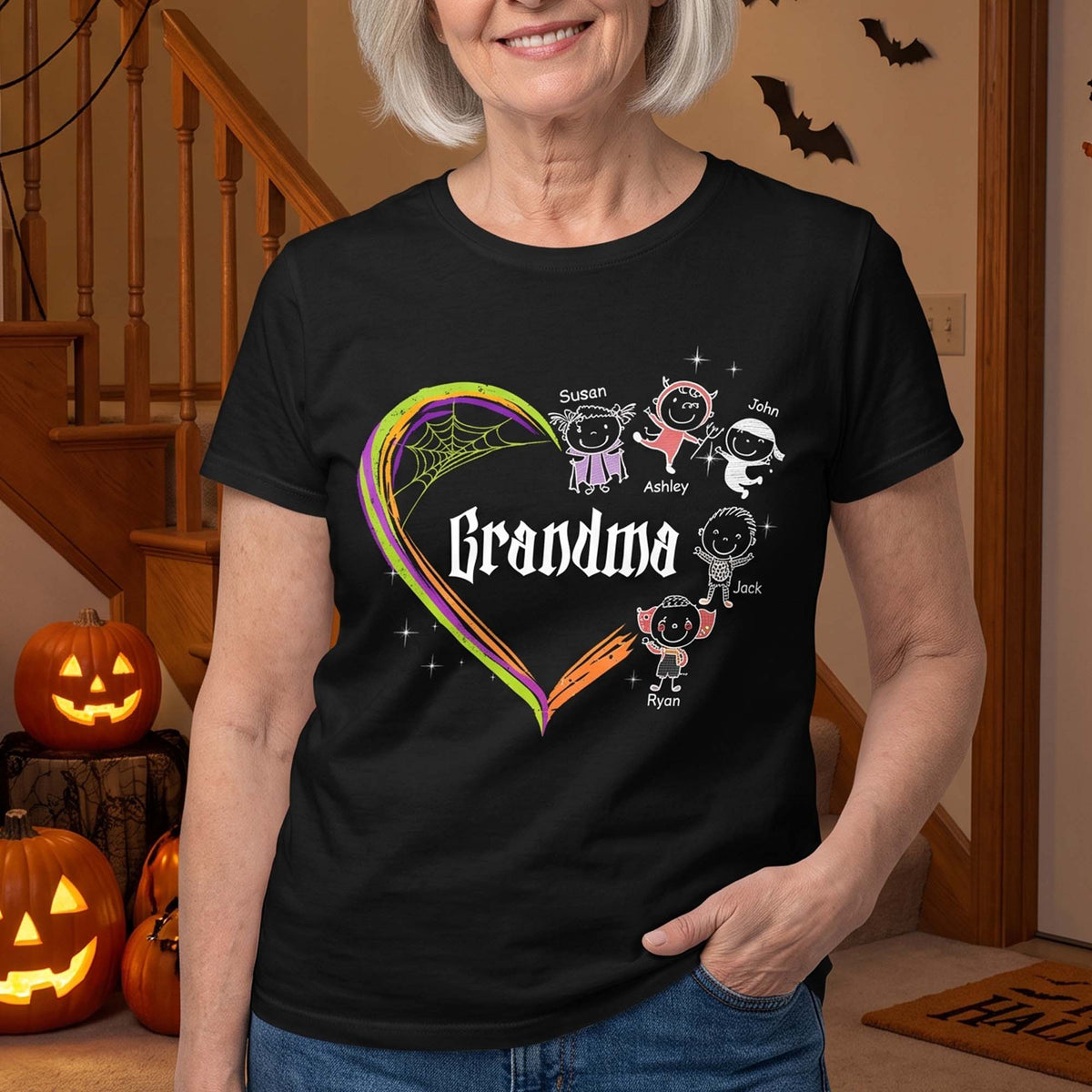 Grandma Monster Love - Personalized Shirt